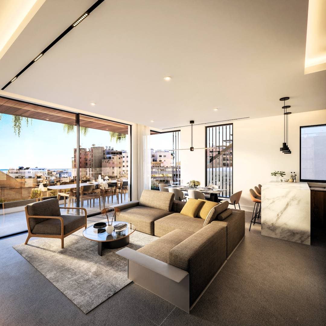 3-bedrooms apartments in Limassol, Cyprus.