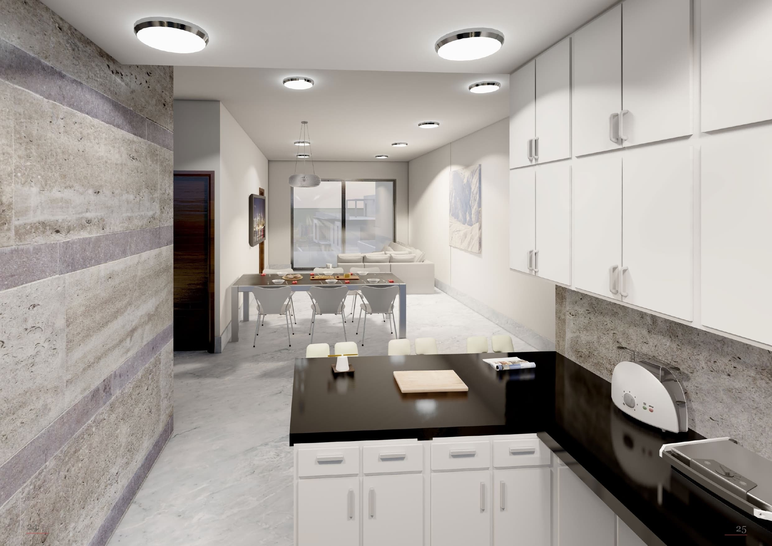 2-bedrooms apartments in Limassol, Cyprus.