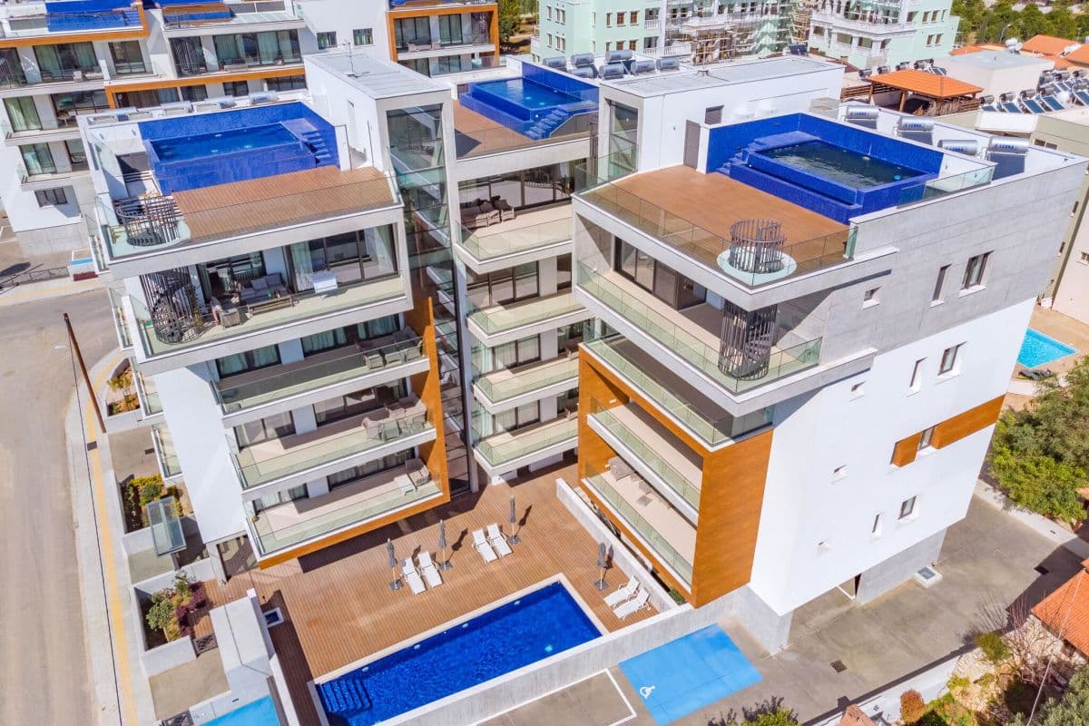 3-bedrooms apartments in Limassol, Cyprus.