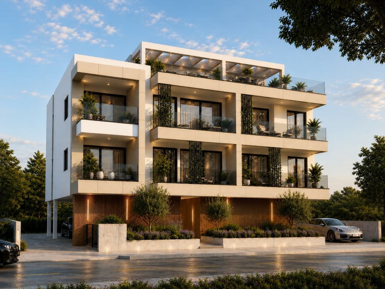 2-bedrooms apartments in Larnaca, Cyprus.