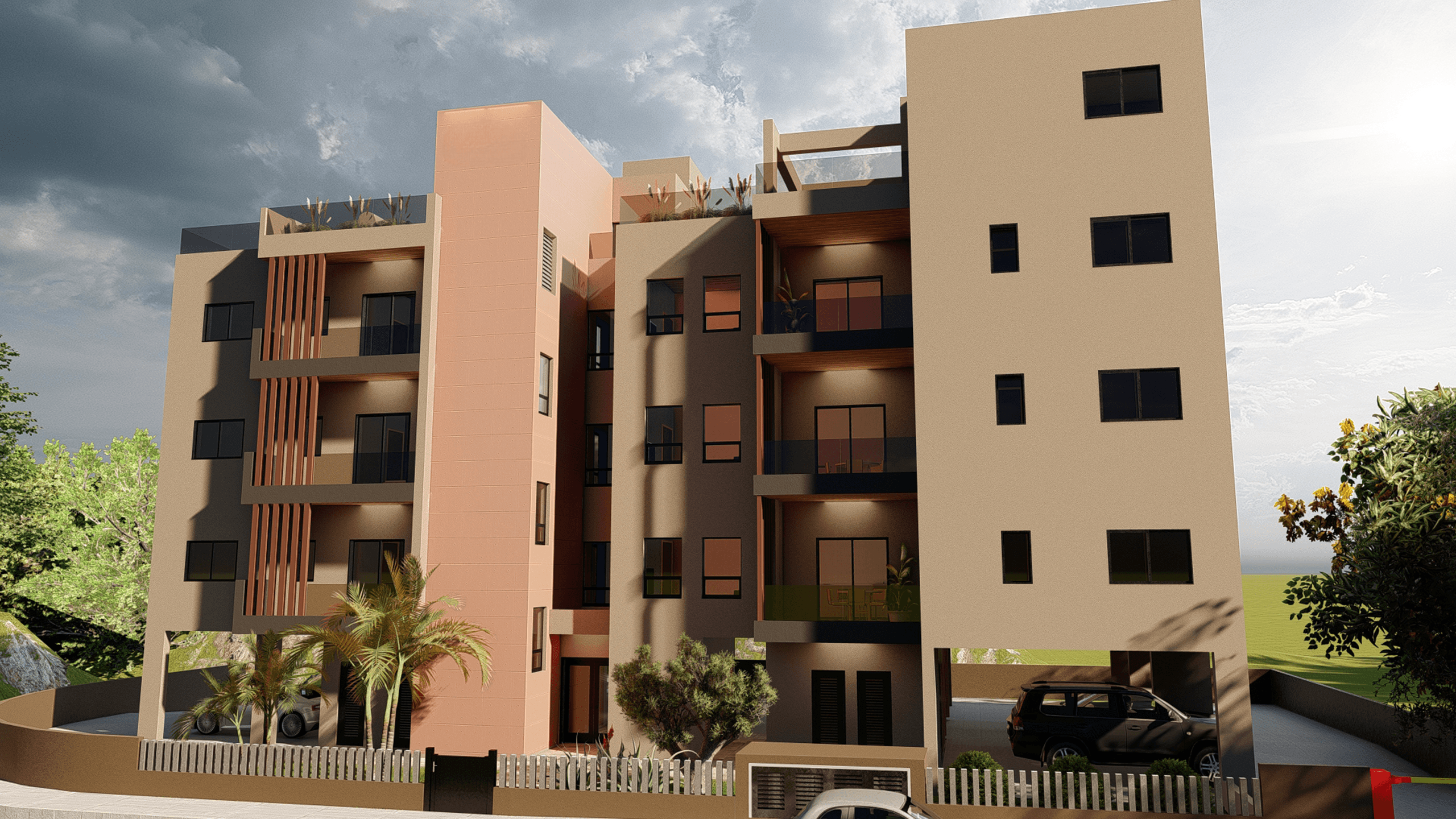 2-bedrooms apartments in Limassol, Cyprus.
