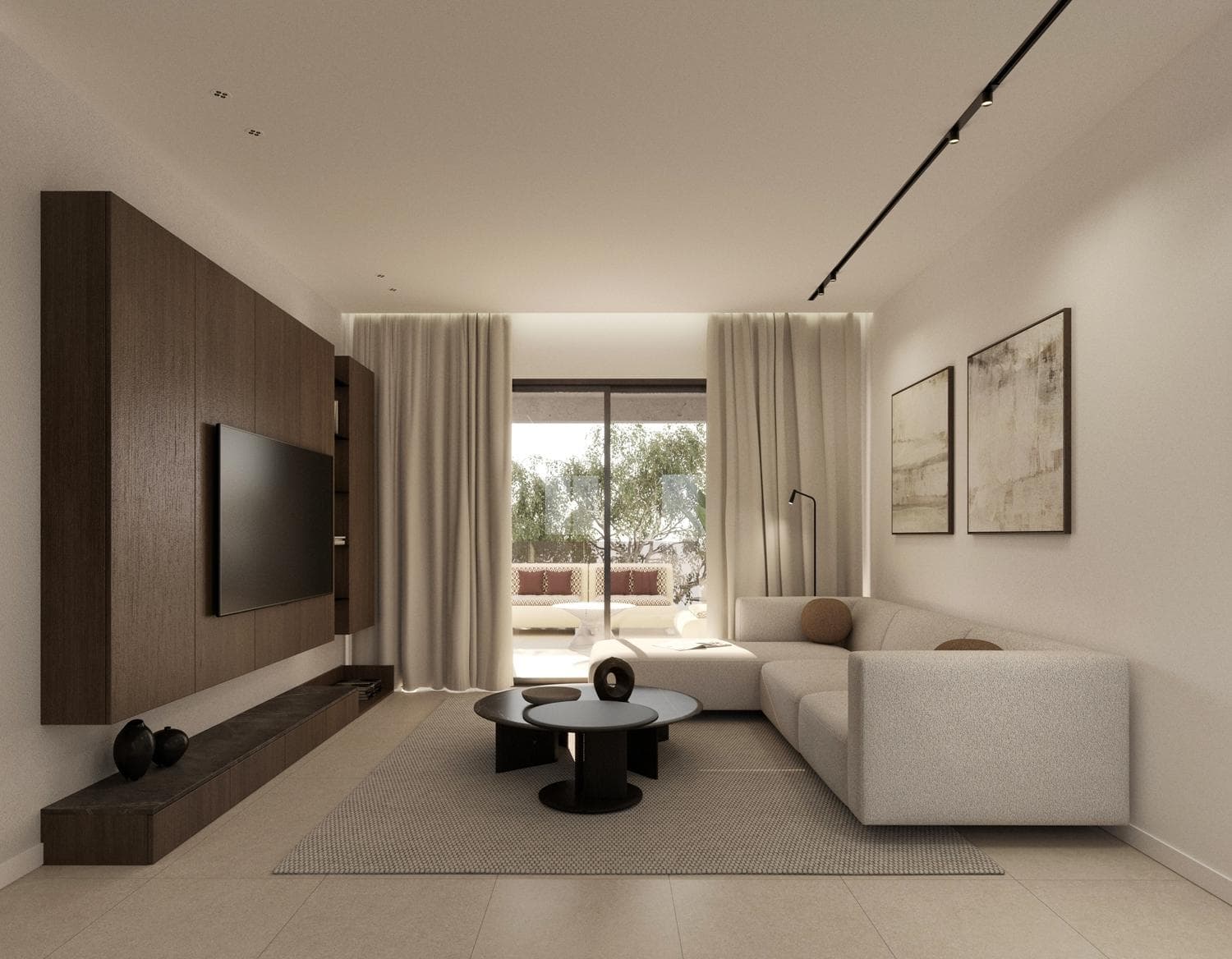 2-bedrooms apartments in Nicosia, Cyprus.