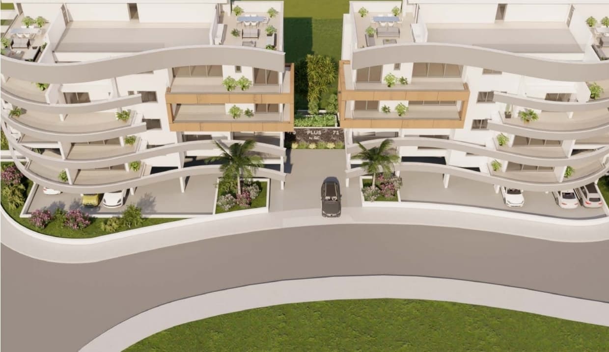 2-bedrooms apartments in Larnaca, Cyprus.