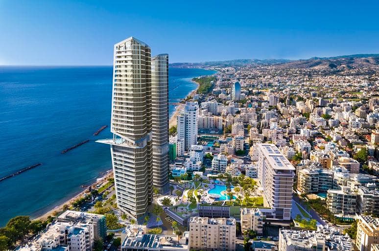 1-bedrooms apartments in Limassol, Cyprus.