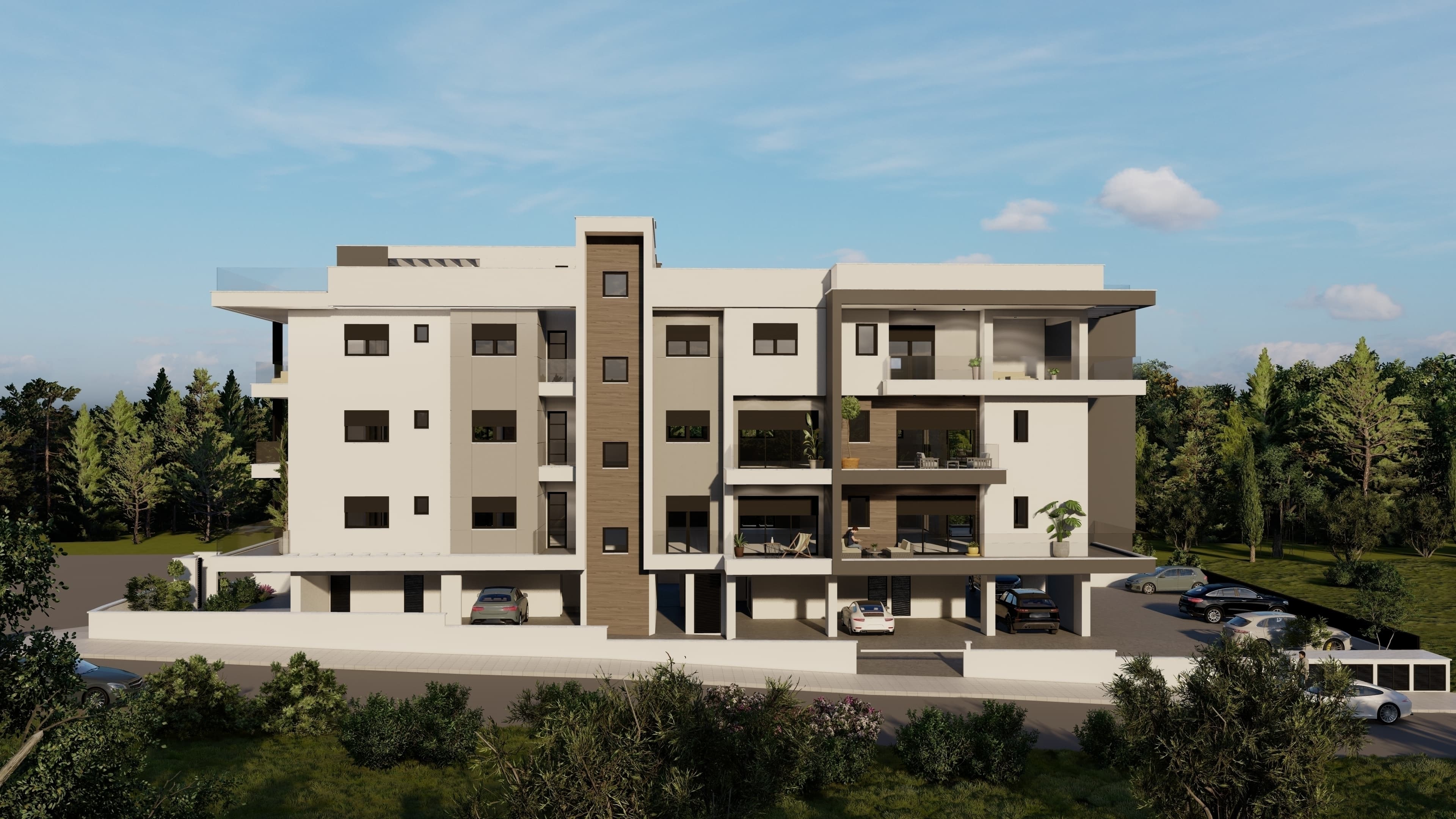 2-bedrooms apartments in Limassol, Cyprus.
