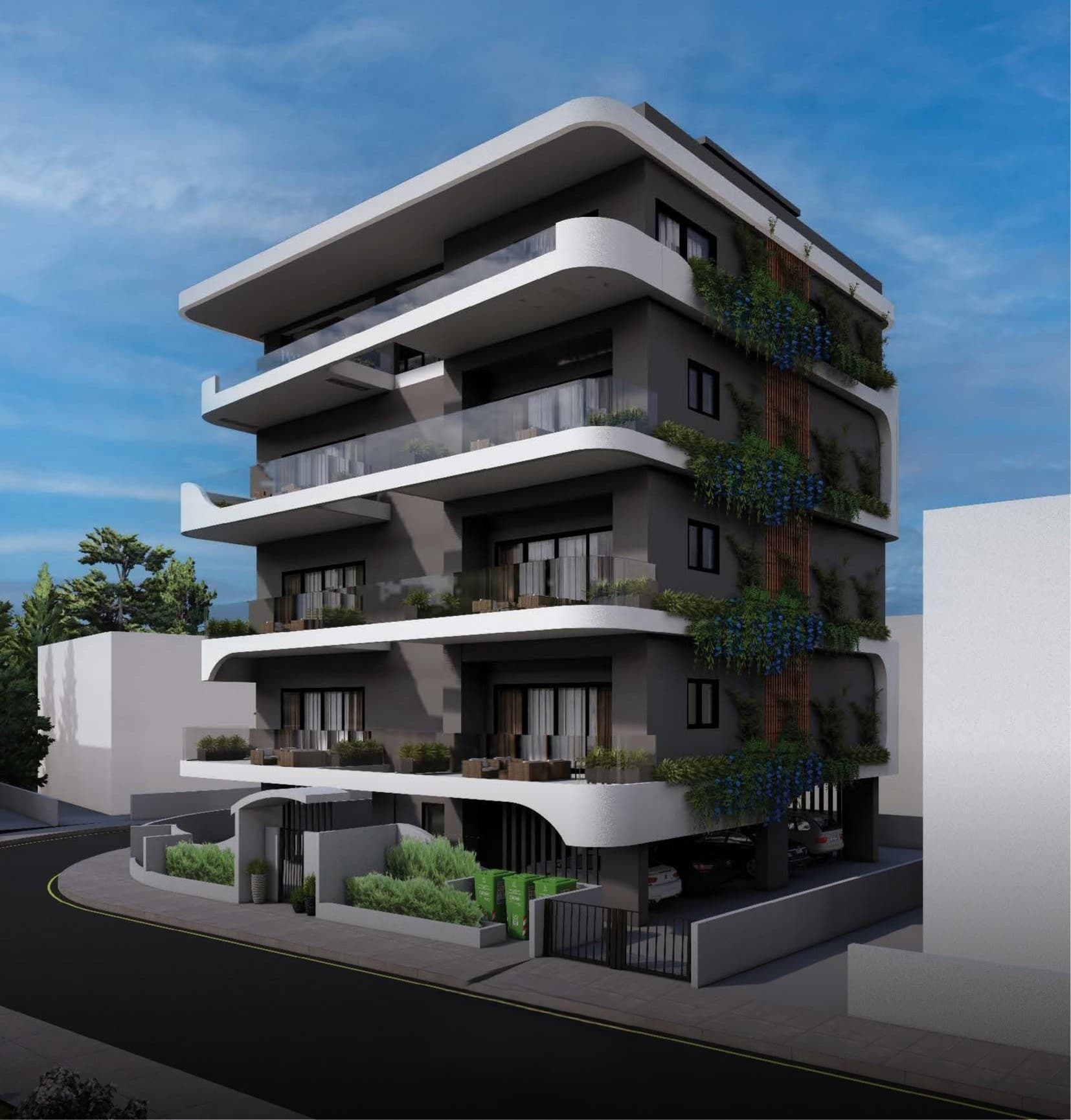2-bedrooms apartments in Limassol, Cyprus.