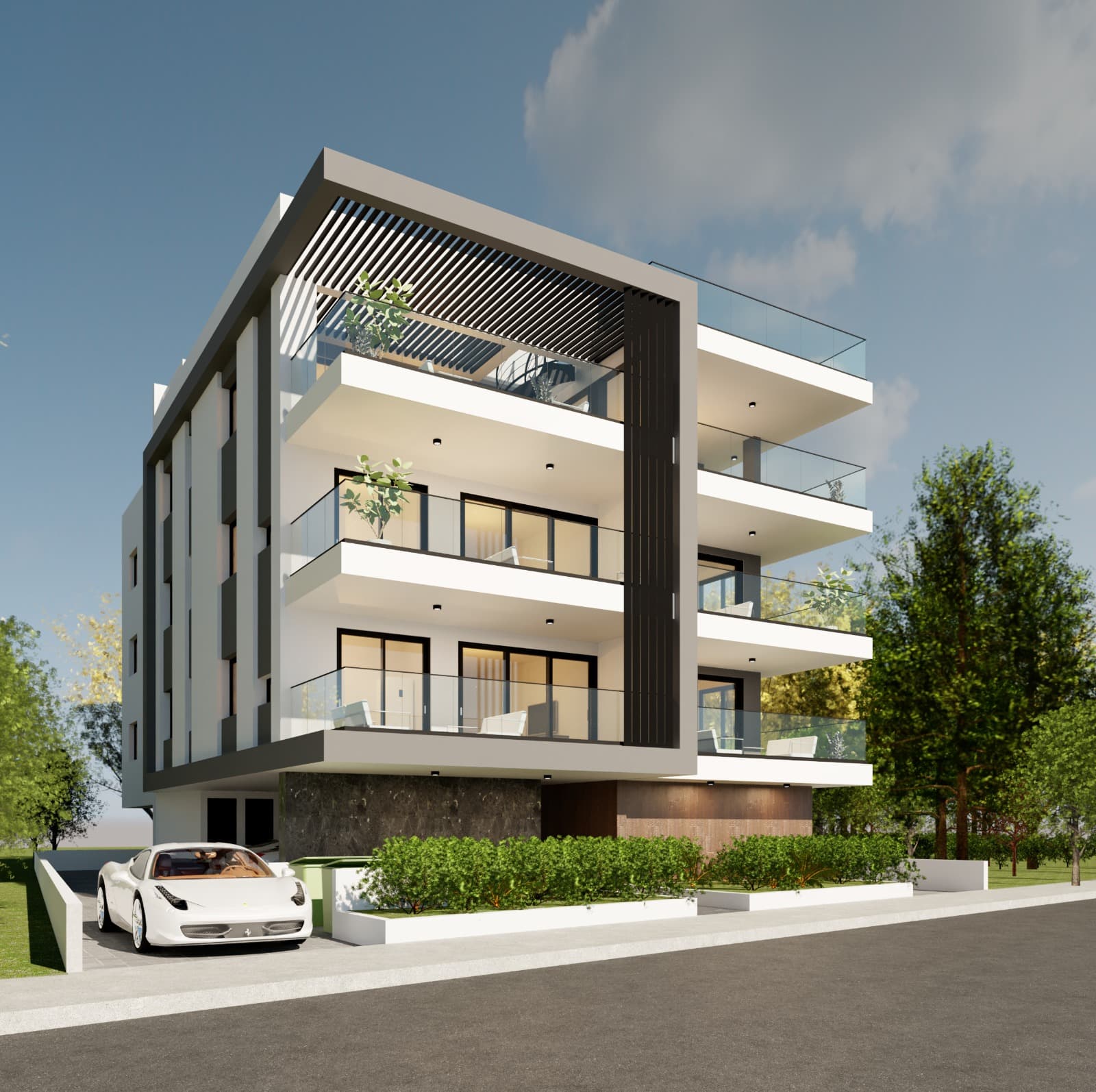 2-bedrooms apartments in Larnaca, Cyprus.
