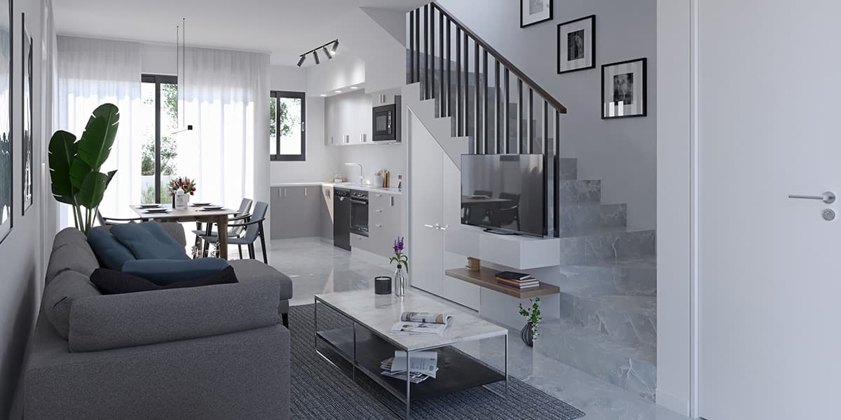 2-bedrooms apartments in Limassol, Cyprus.