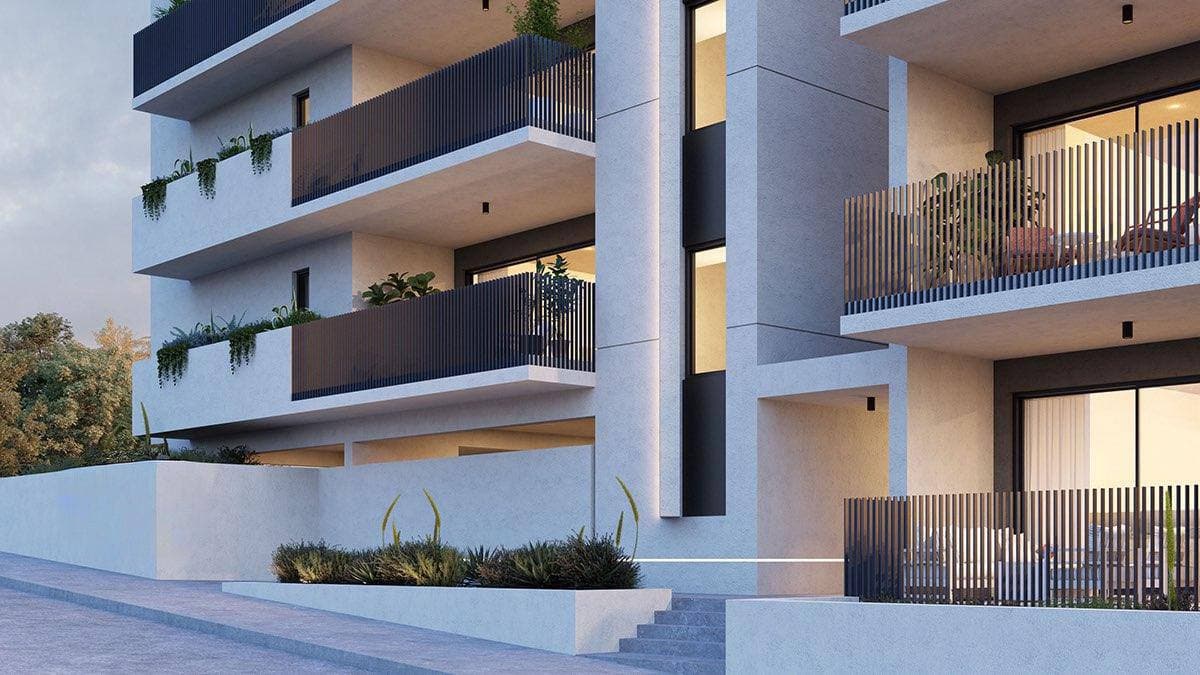 2-bedrooms apartments in Nicosia, Cyprus.