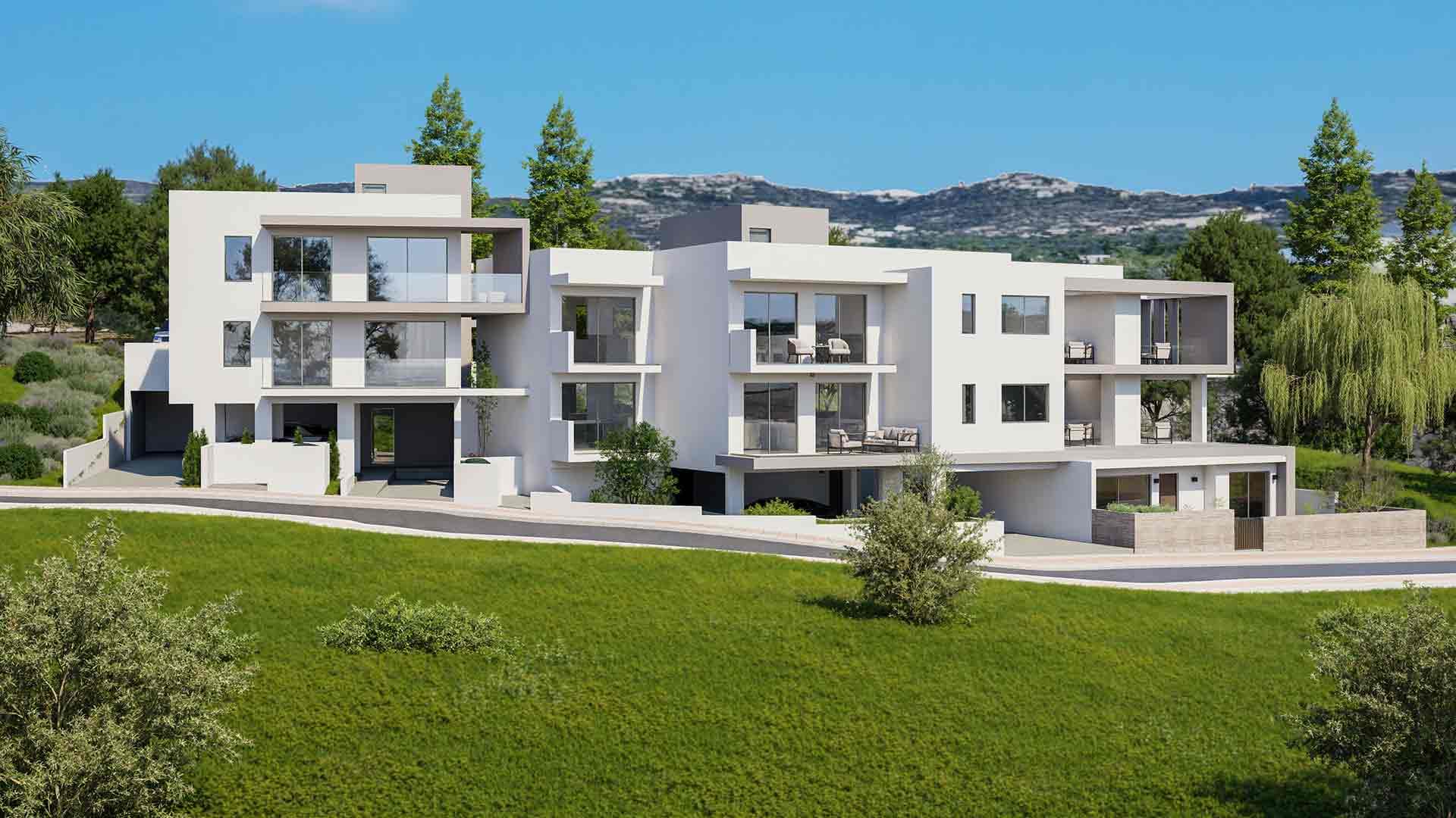 1-bedrooms apartments in Paphos, Cyprus.