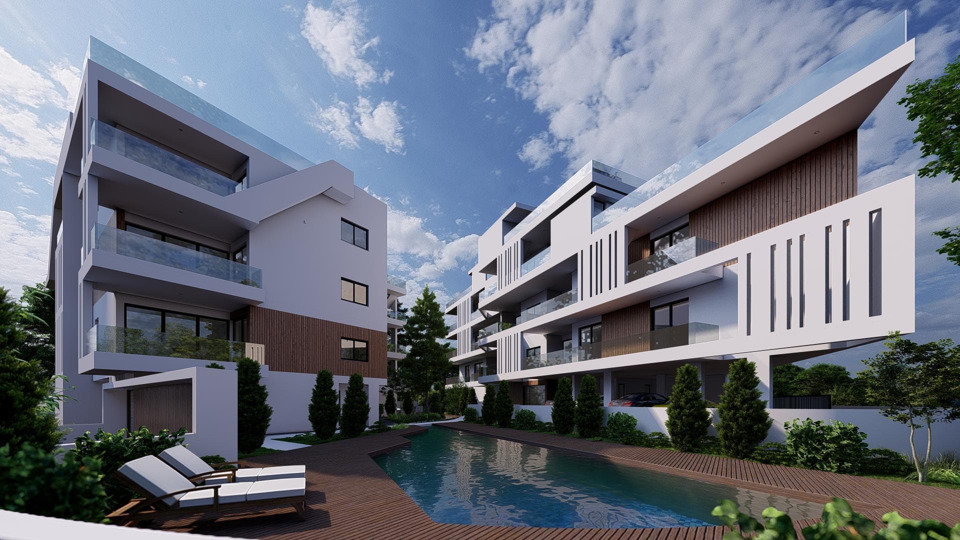 3-bedrooms apartments in Limassol, Cyprus.