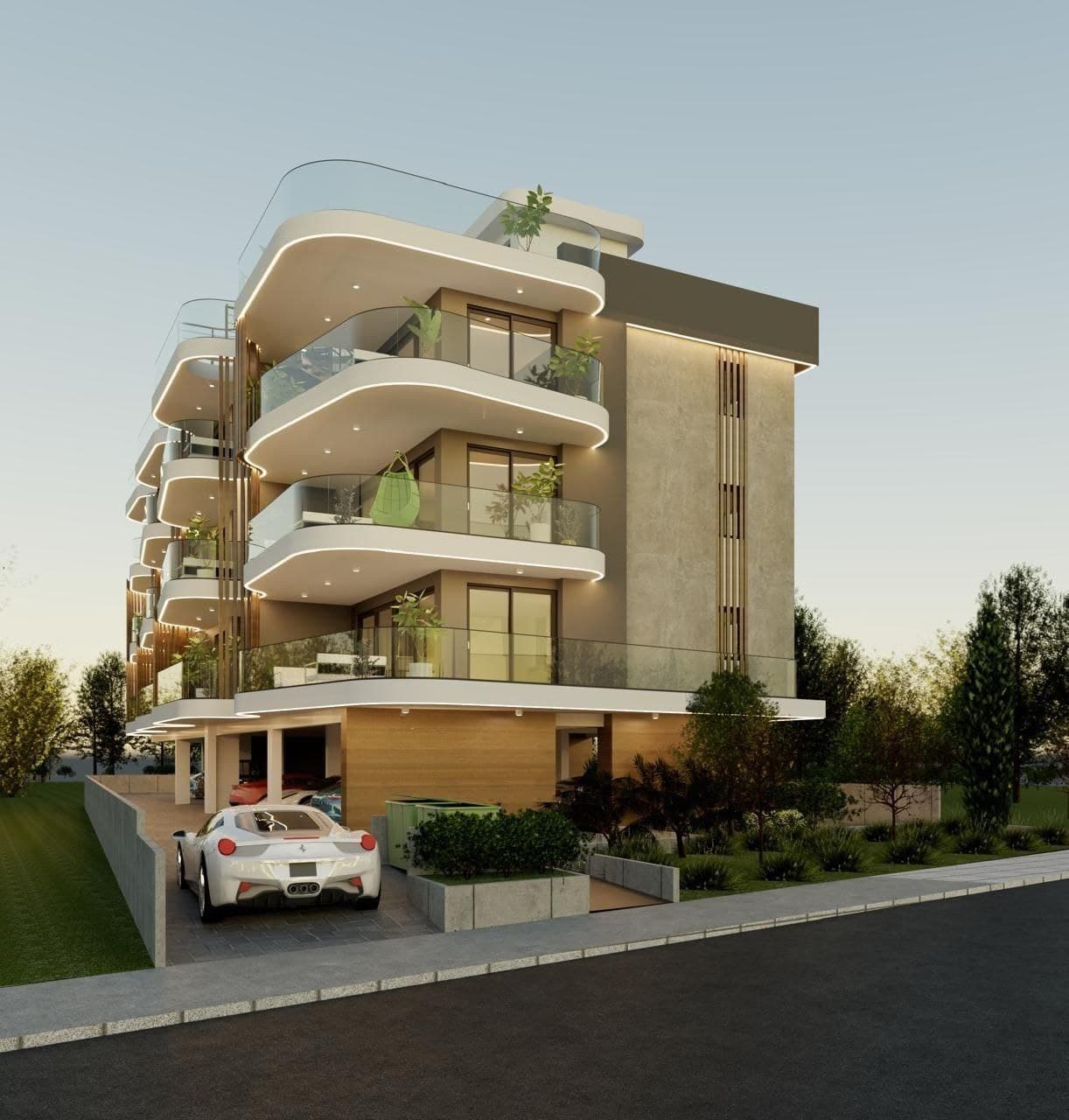 2-bedrooms apartments in Larnaca, Cyprus.