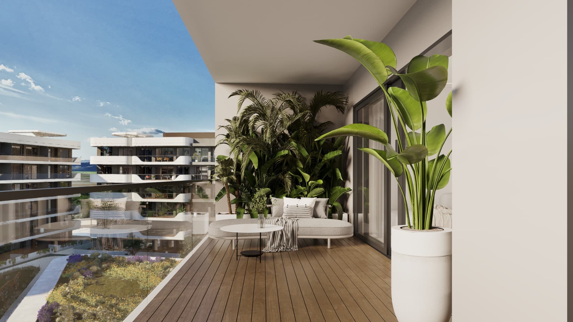2-bedrooms apartments in Larnaca, Cyprus.