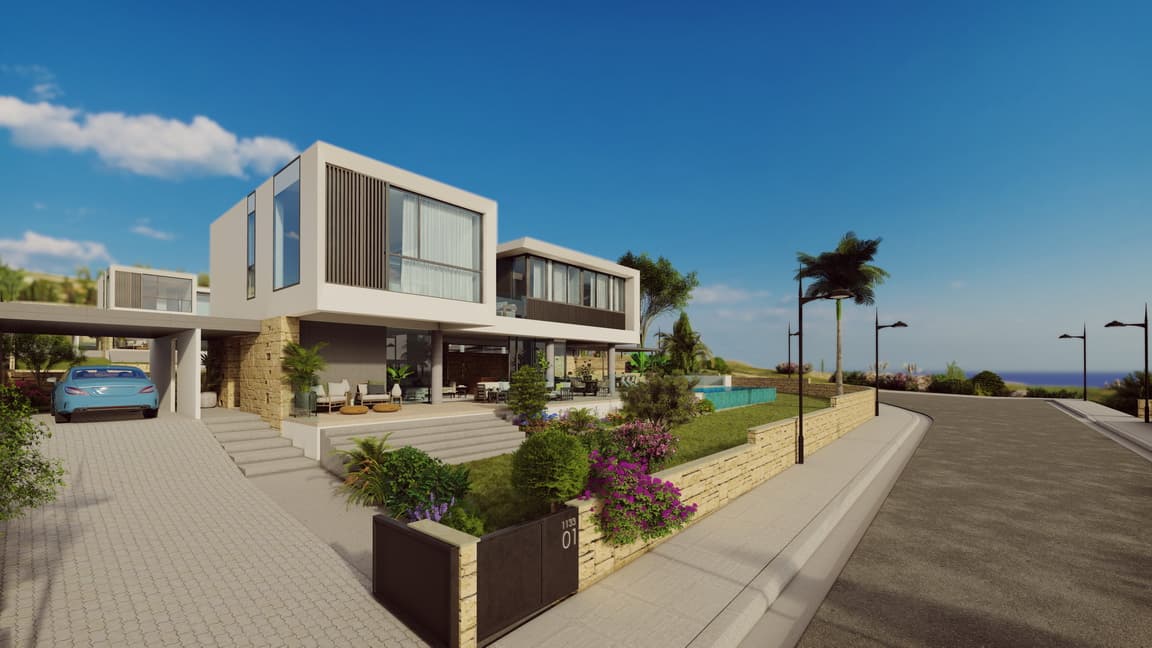 3-bedrooms house in Paphos, Cyprus.