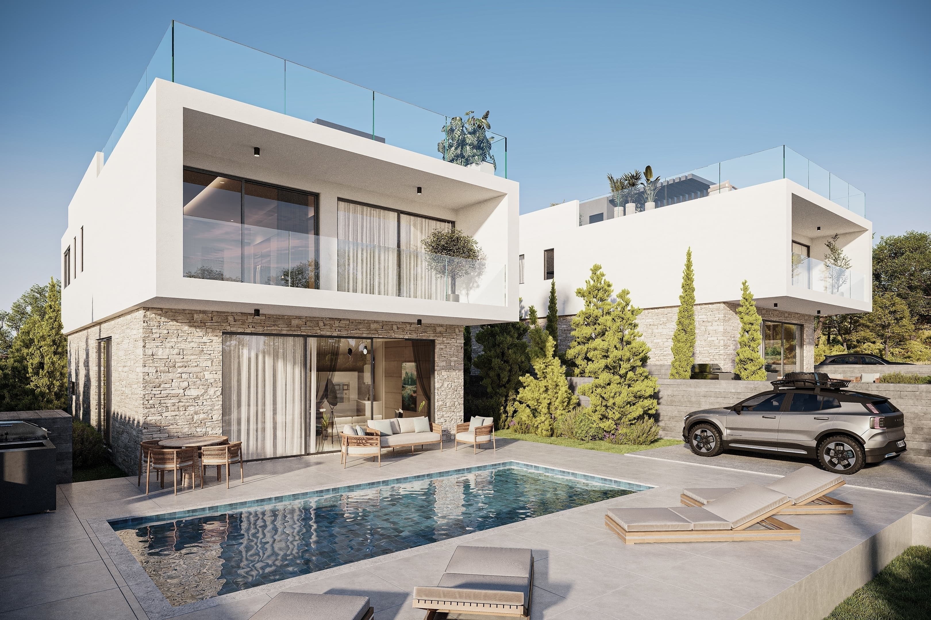 3-bedrooms house in Paphos, Cyprus.