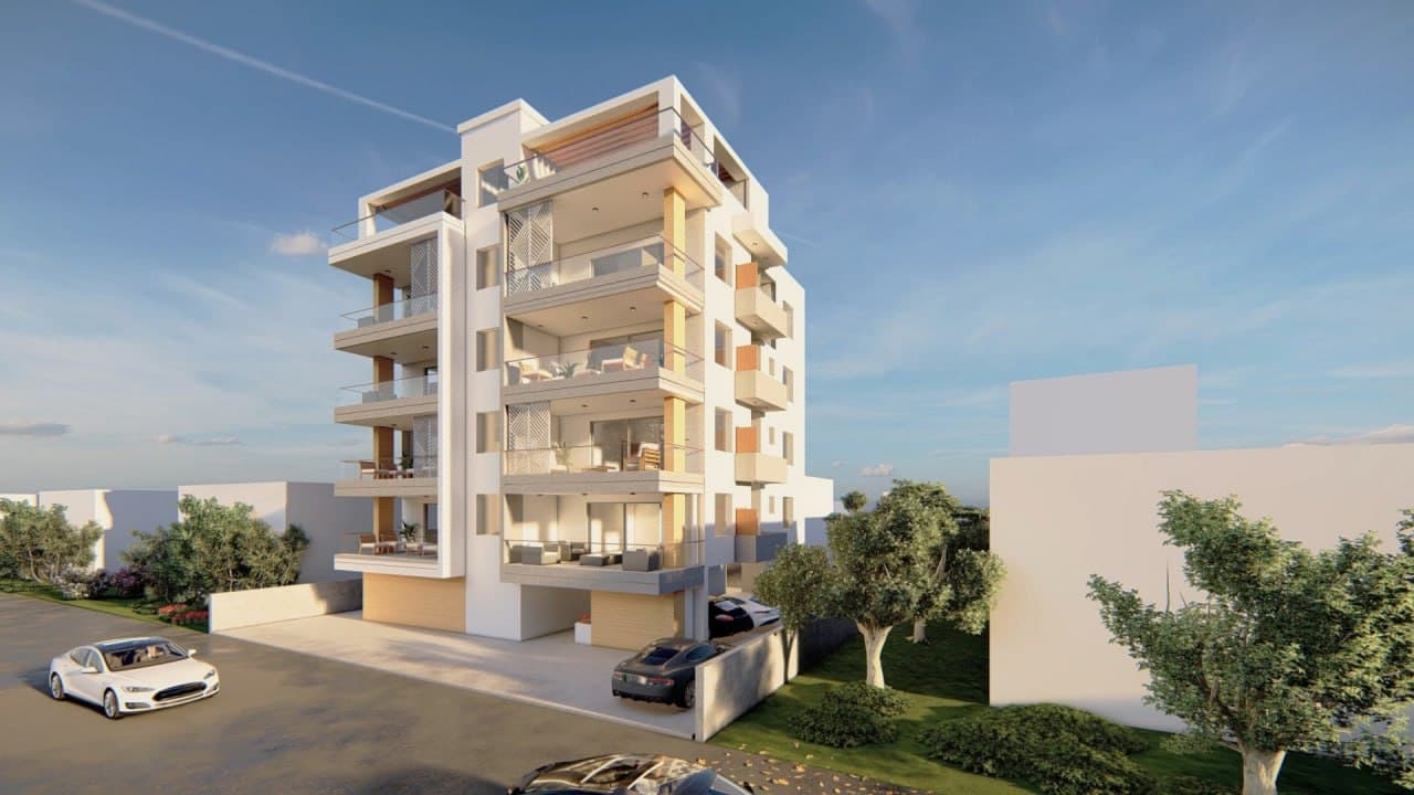2-bedrooms apartments in Larnaca, Cyprus.
