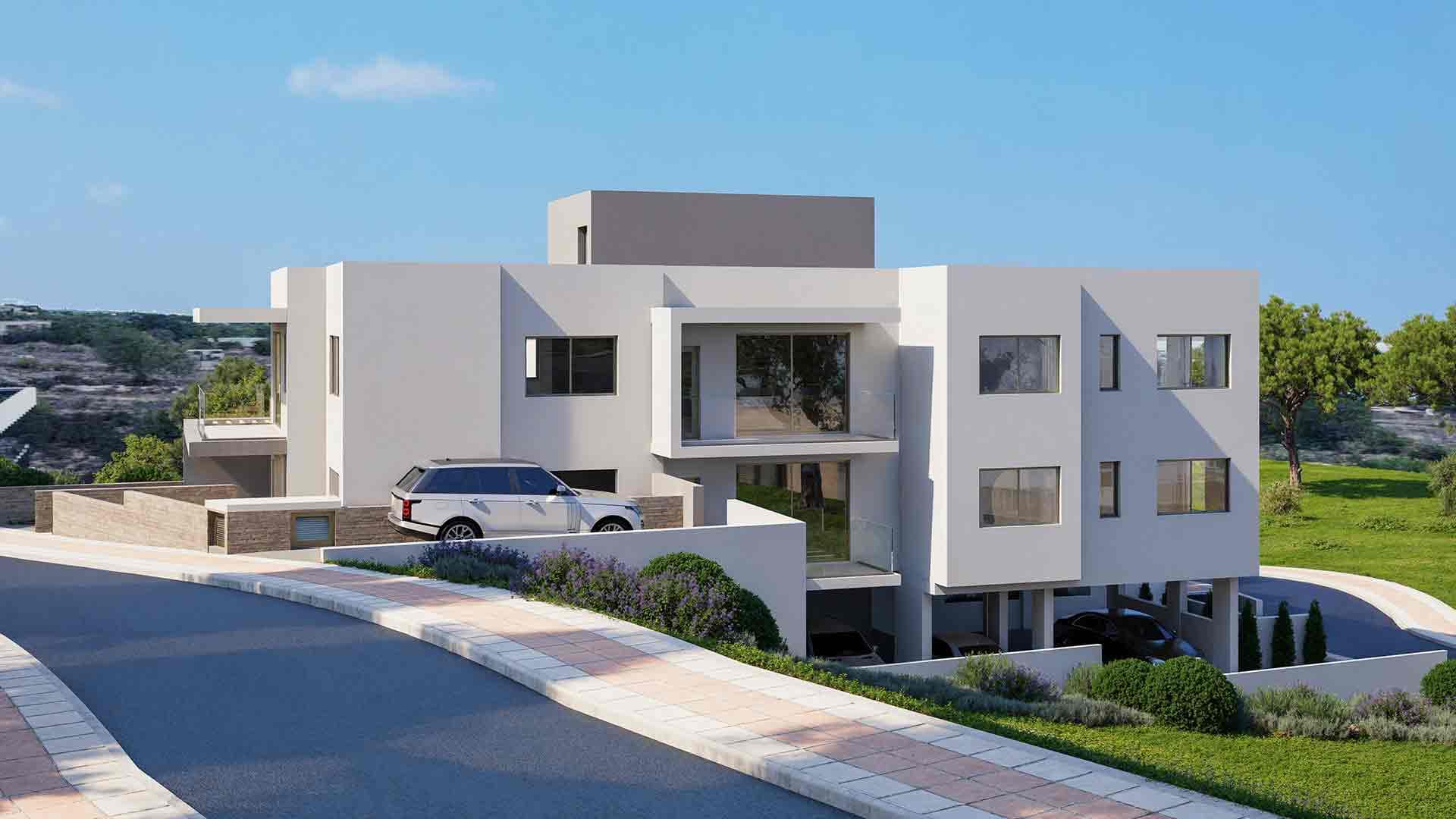 1-bedrooms apartments in Paphos, Cyprus.