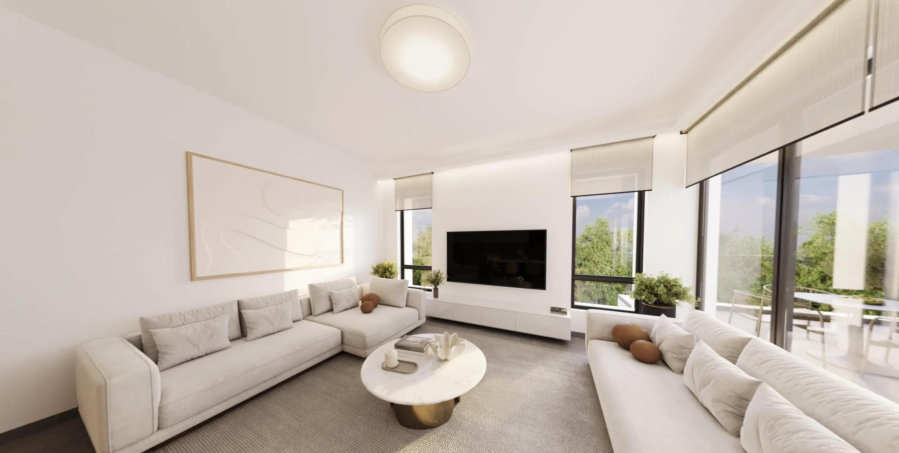 2-bedrooms apartments in Limassol, Cyprus.