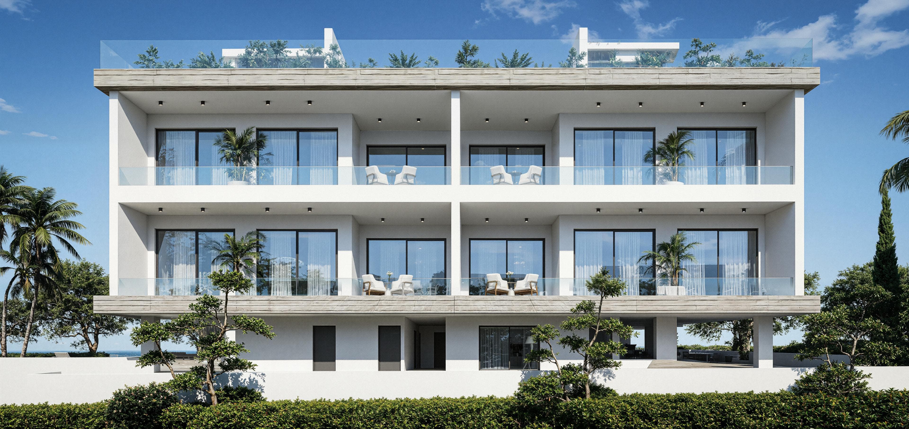 2-bedrooms apartments in Paphos, Cyprus.