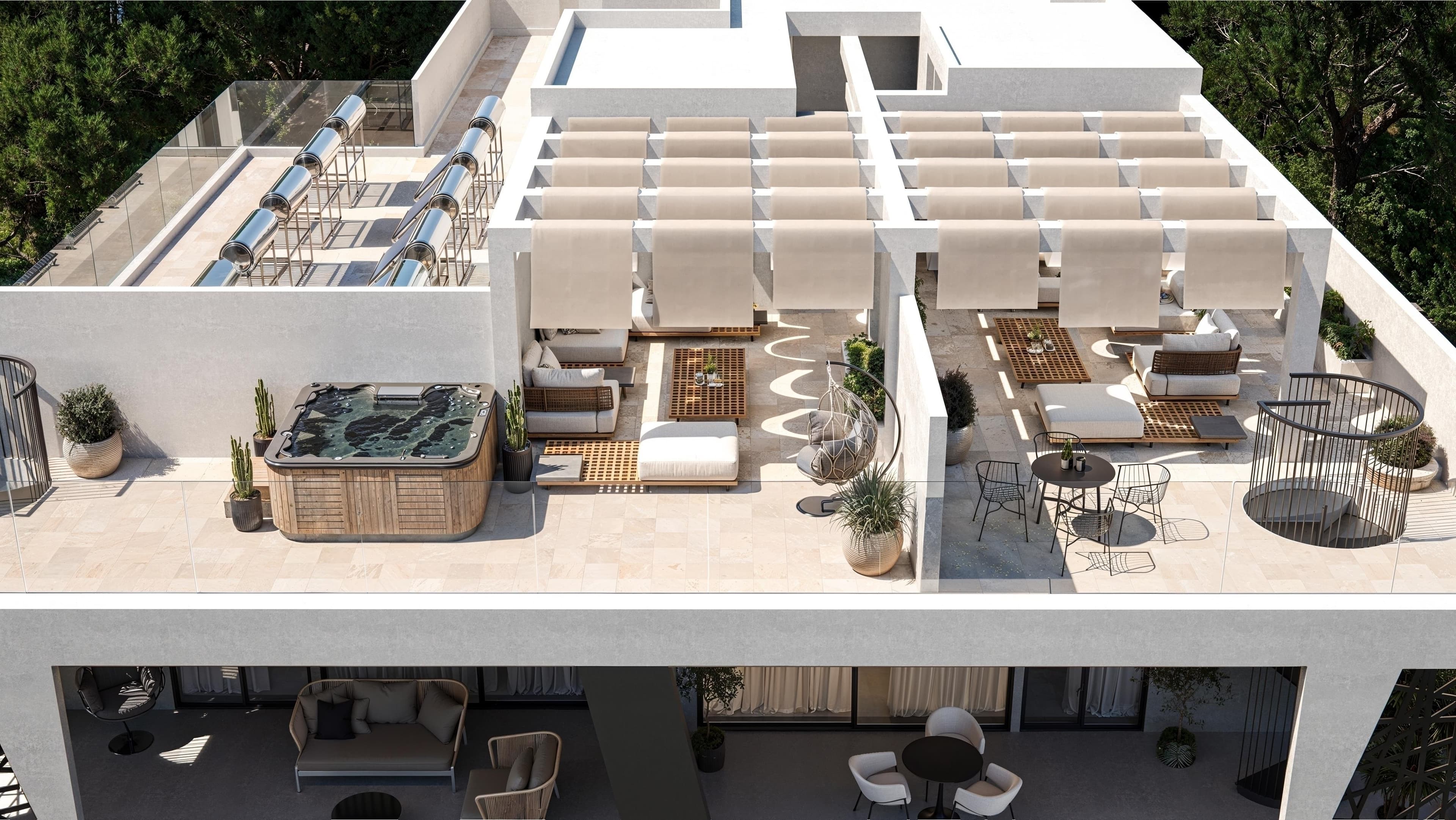 2-bedrooms apartments in Larnaca, Cyprus.
