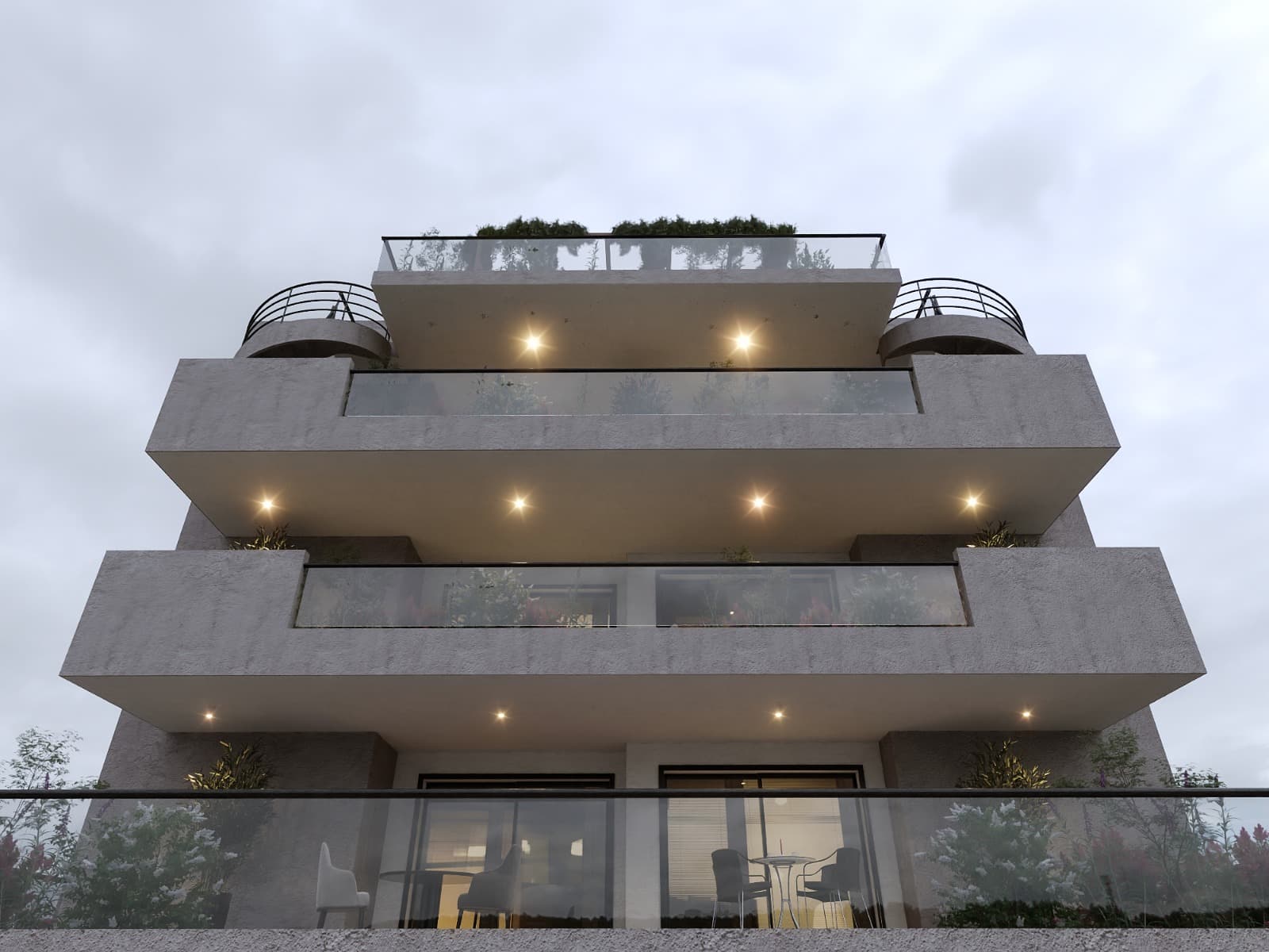2-bedrooms apartments in Nicosia, Cyprus.