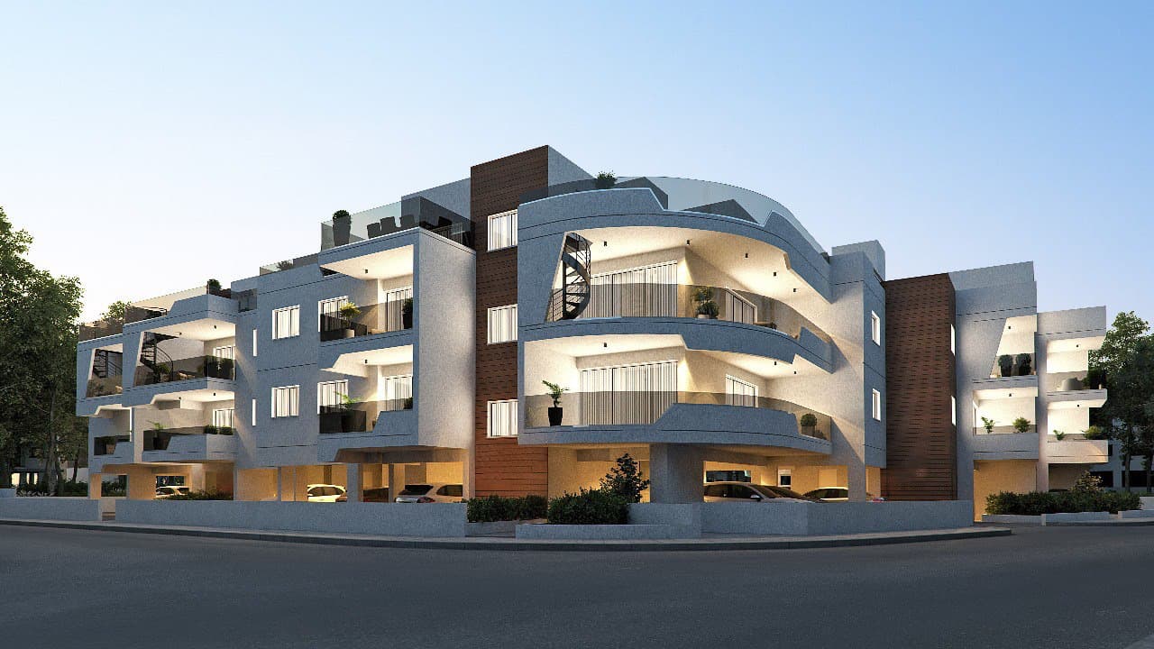 2-bedrooms apartments in Larnaca, Cyprus.