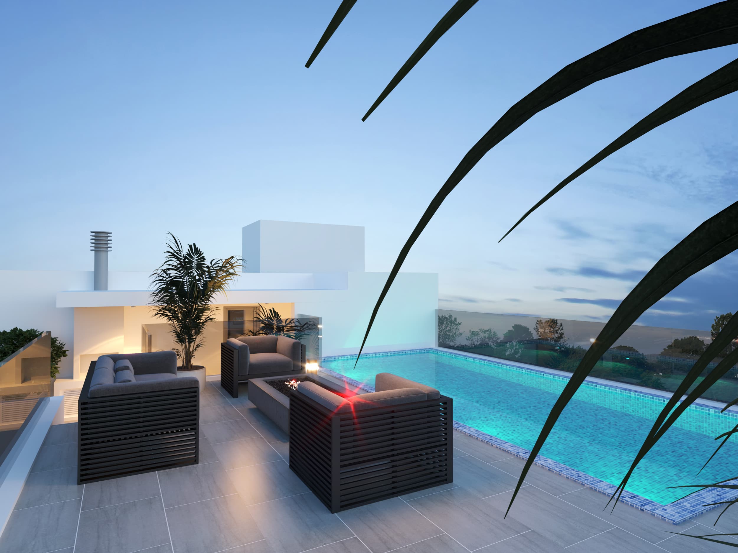 2-bedrooms apartments in Limassol, Cyprus.