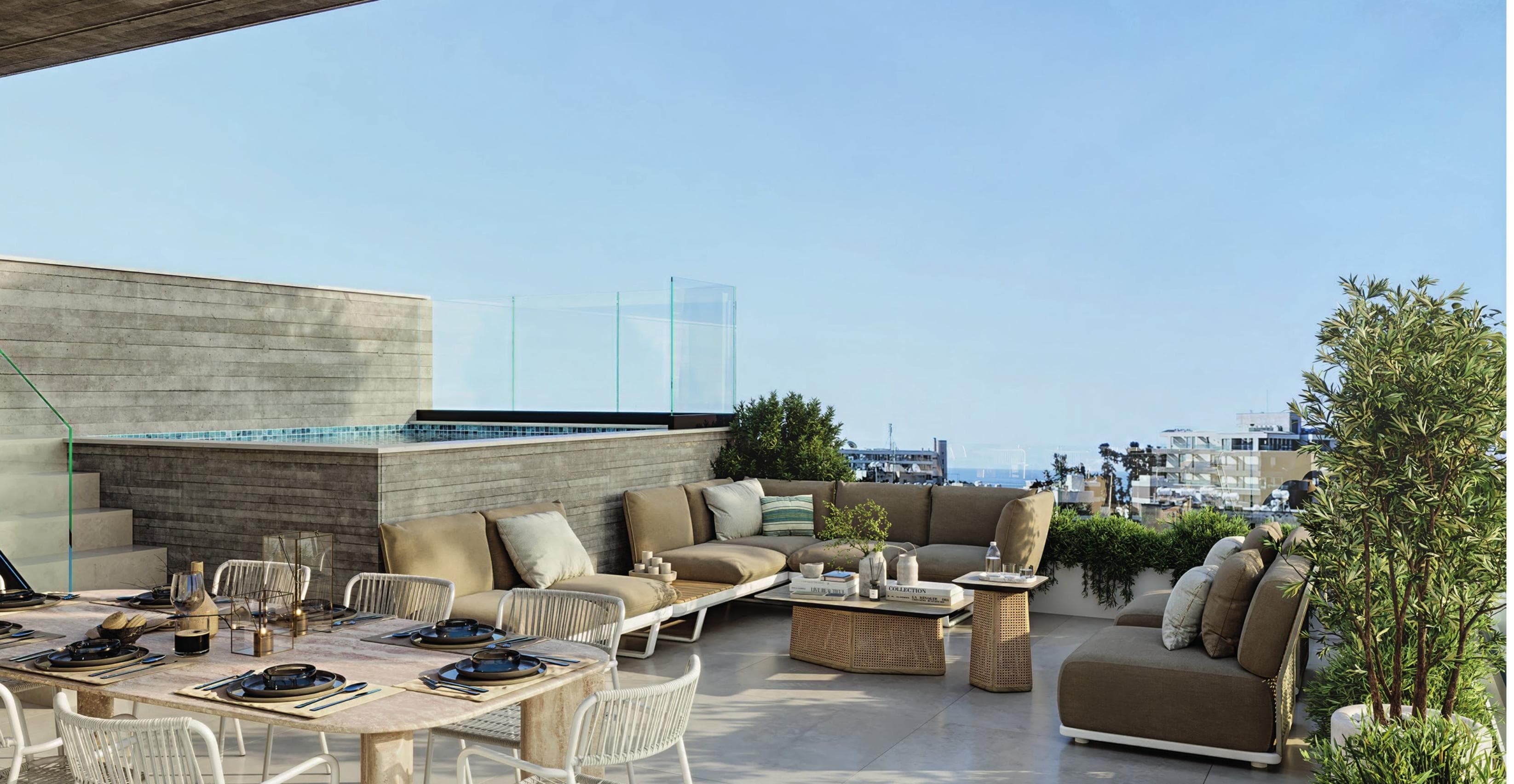 3-bedrooms apartments in Limassol, Cyprus.
