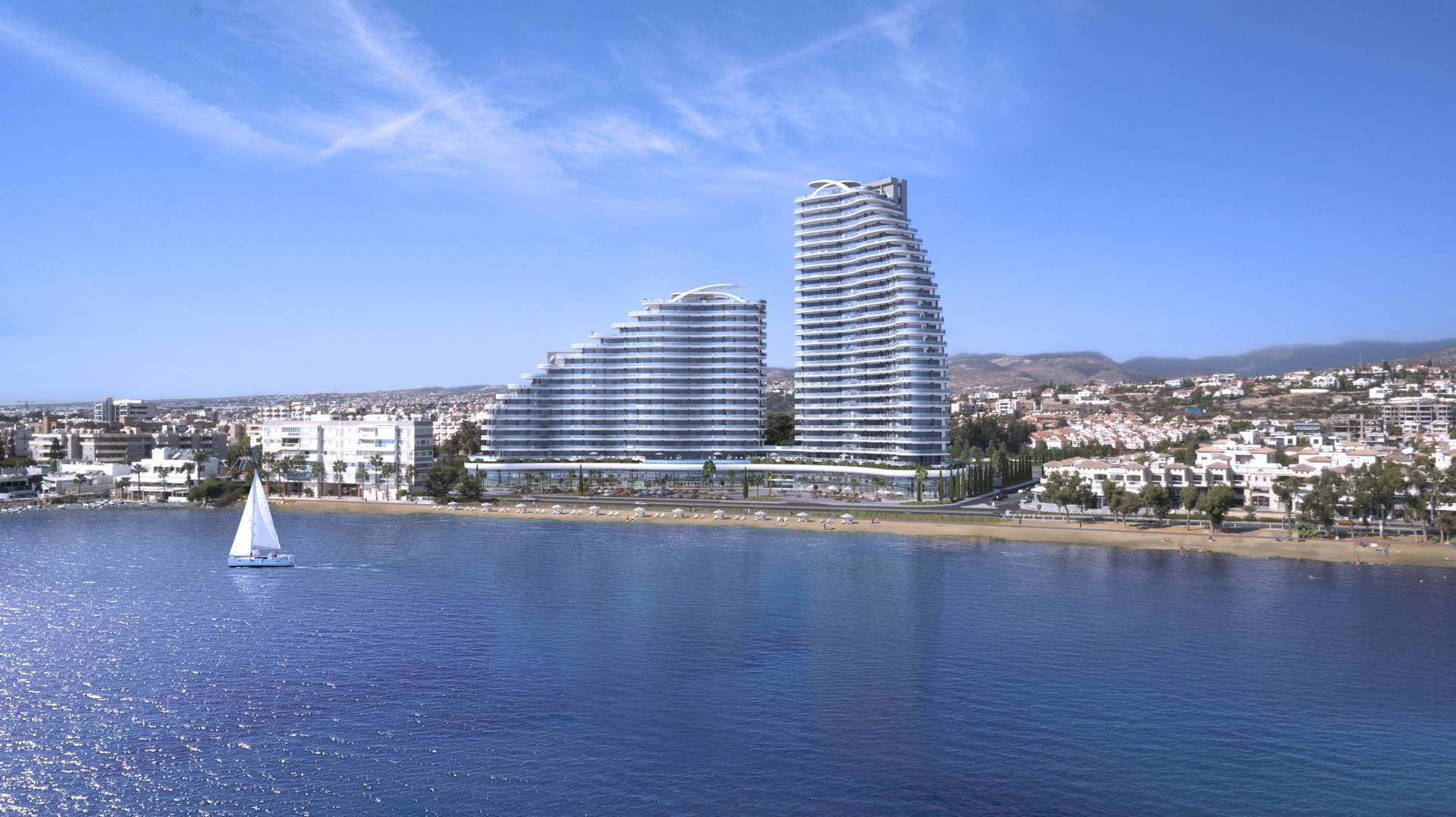 1-bedrooms apartments in Limassol, Cyprus.
