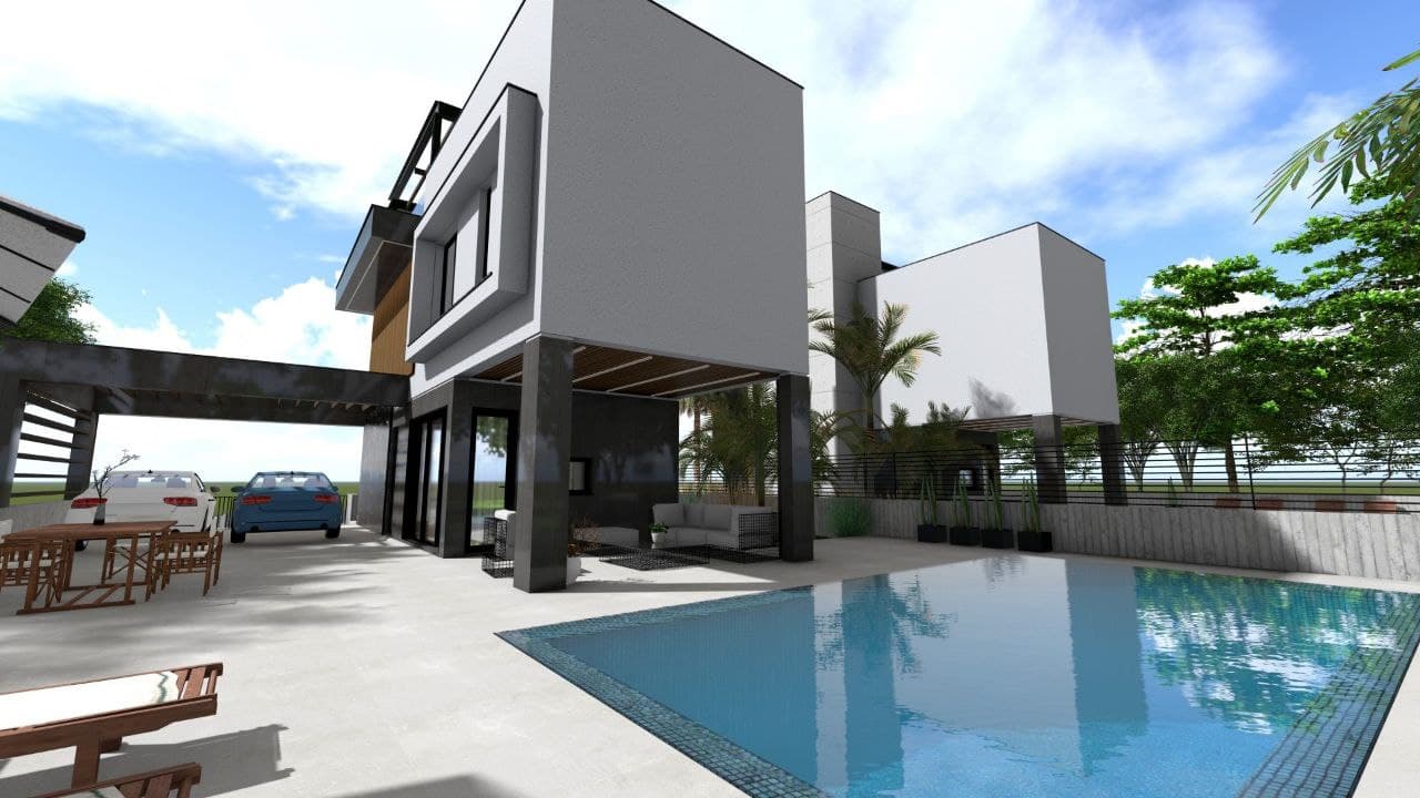 3-bedrooms house in Larnaca, Cyprus.