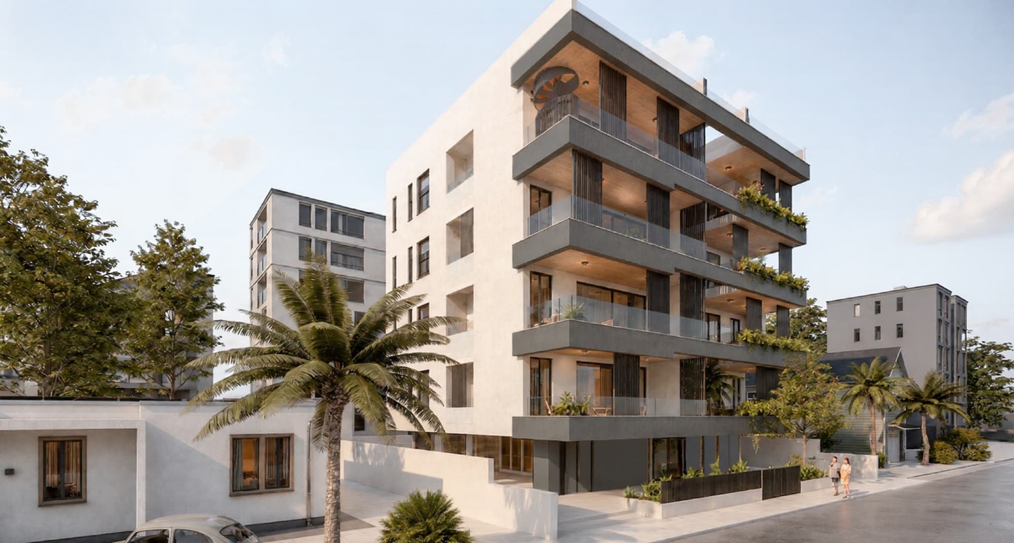 2-bedrooms apartments in Nicosia, Cyprus.