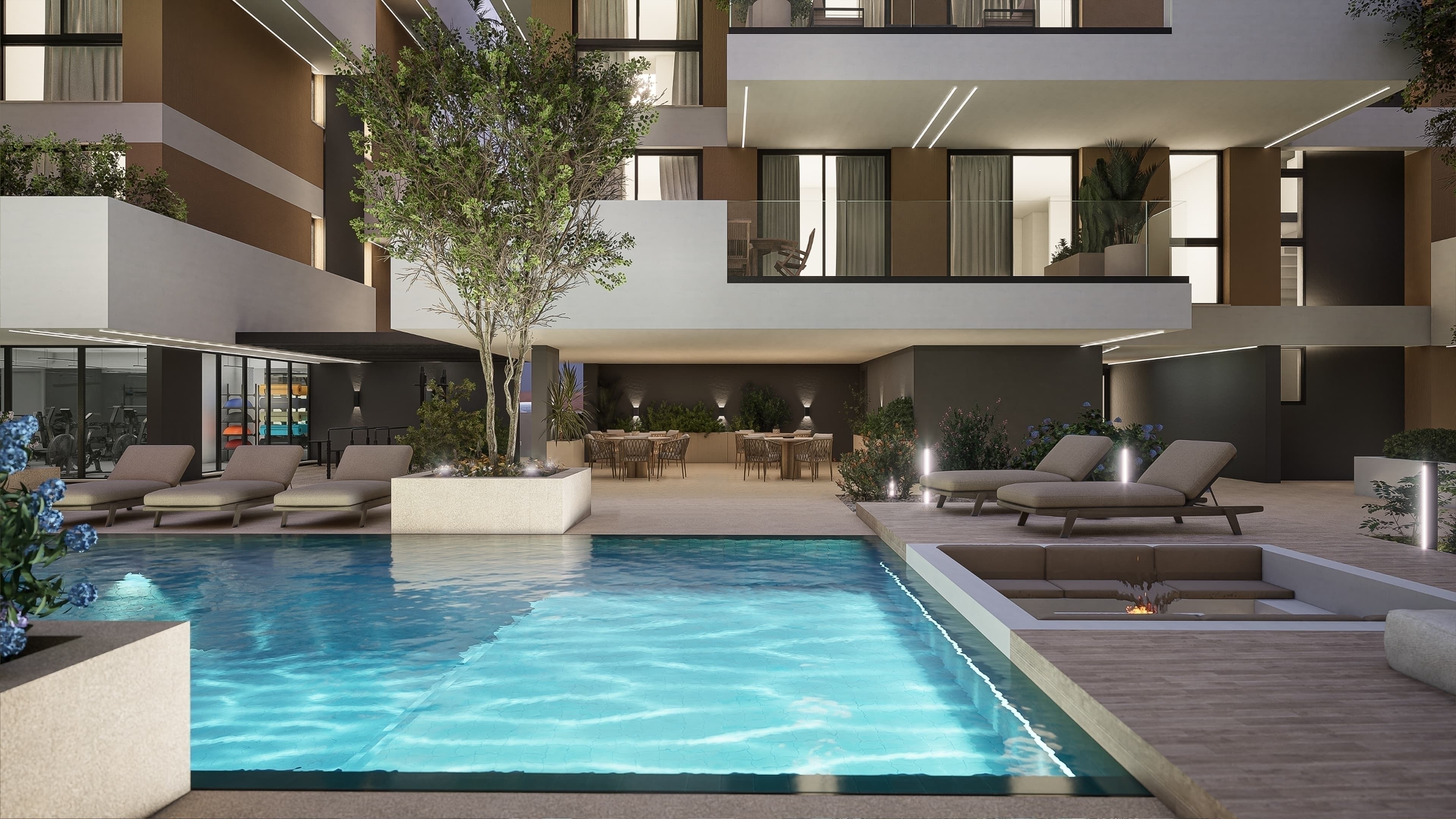 2-bedrooms apartments in Larnaca, Cyprus.