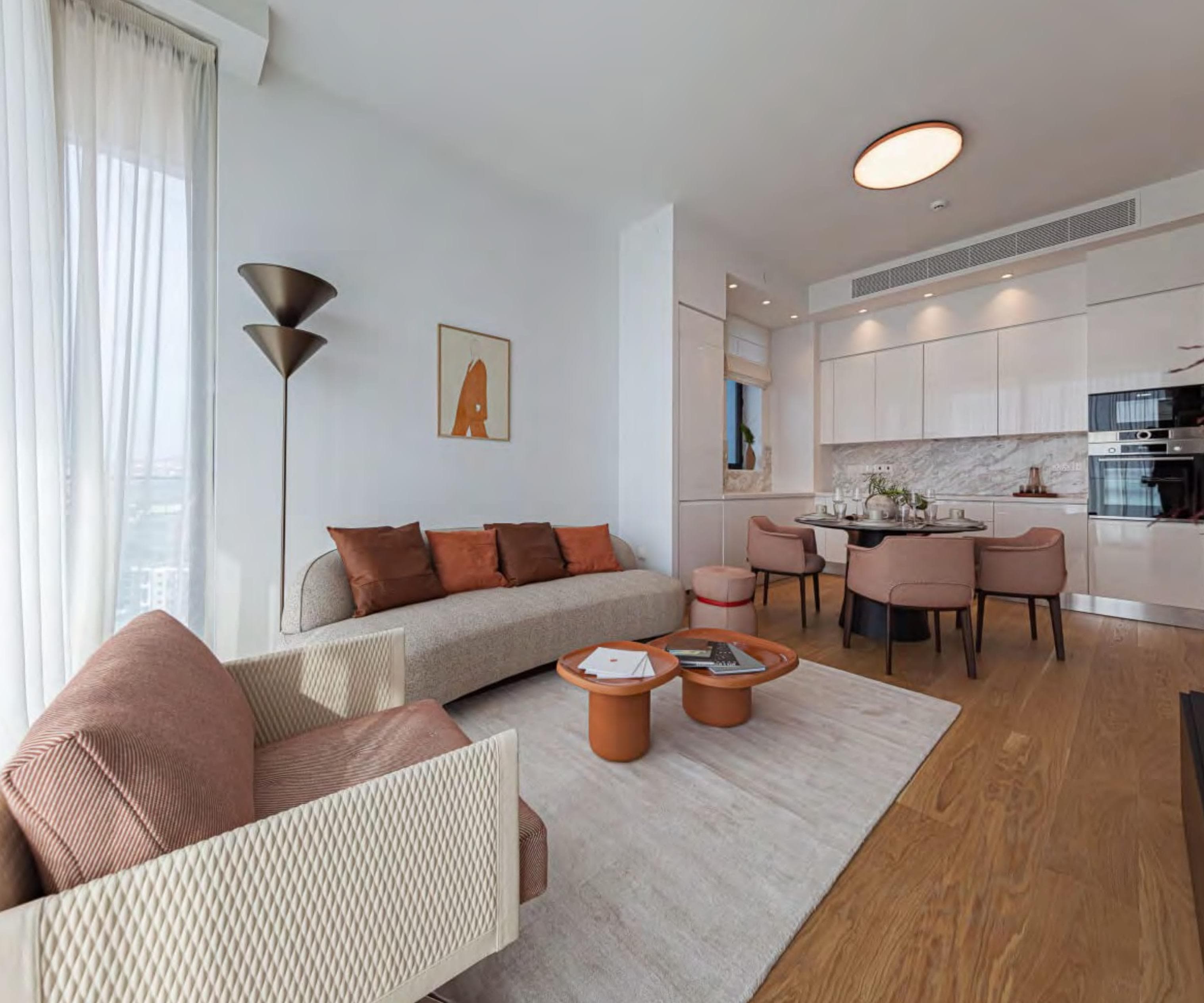 2-bedrooms apartments in Paphos, Cyprus.