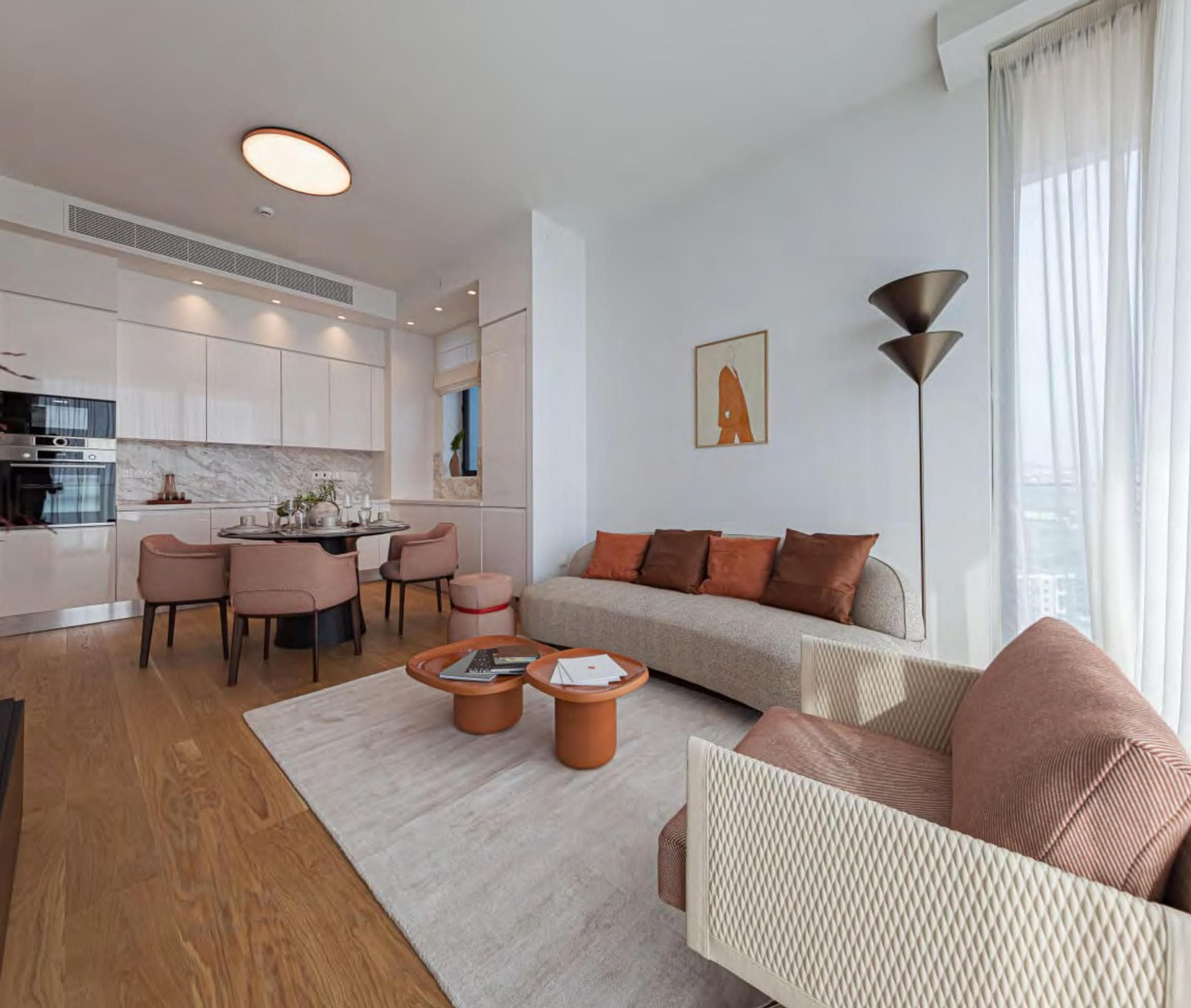 2-bedrooms apartments in Paphos, Cyprus.