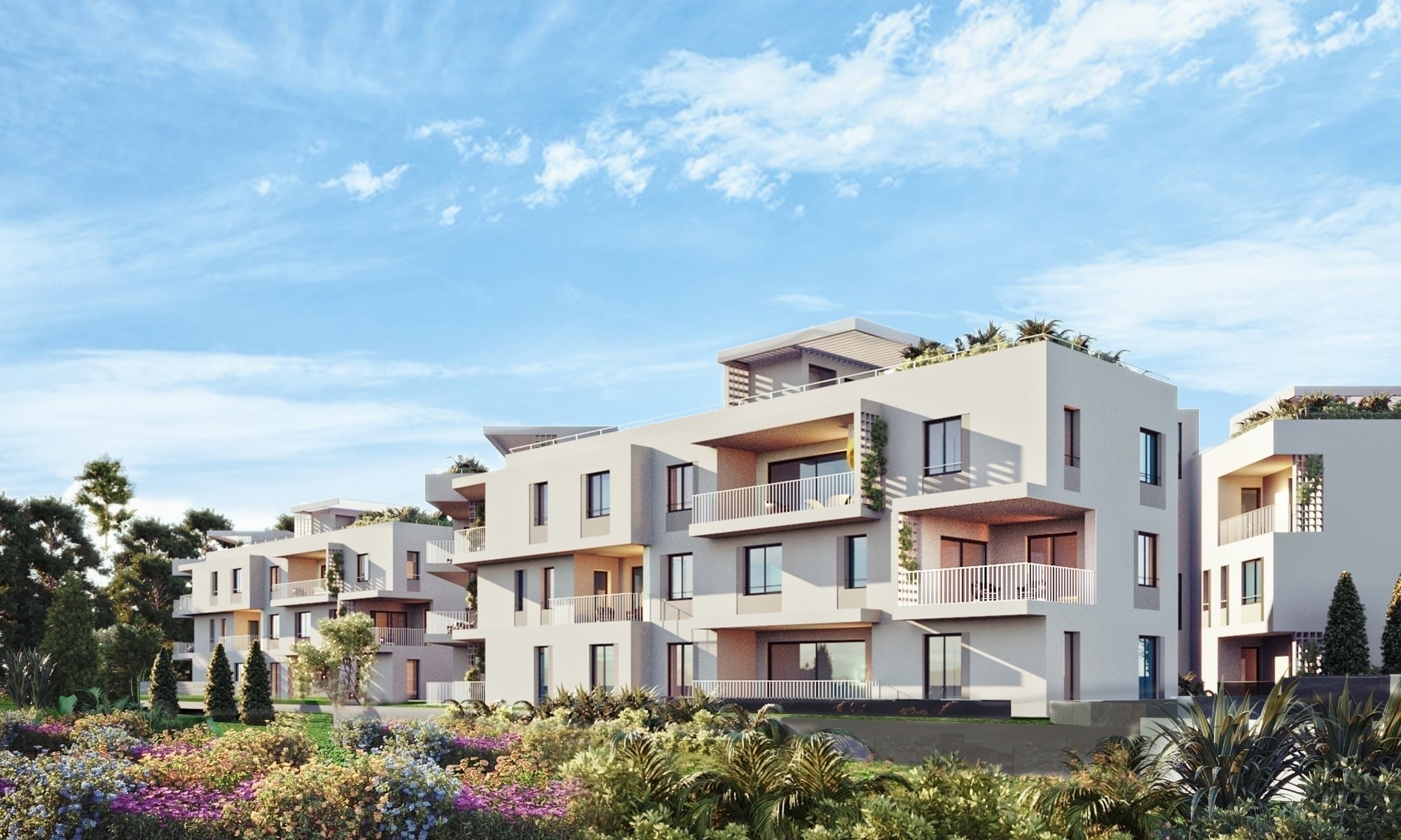 3-bedrooms apartments in Larnaca, Cyprus.