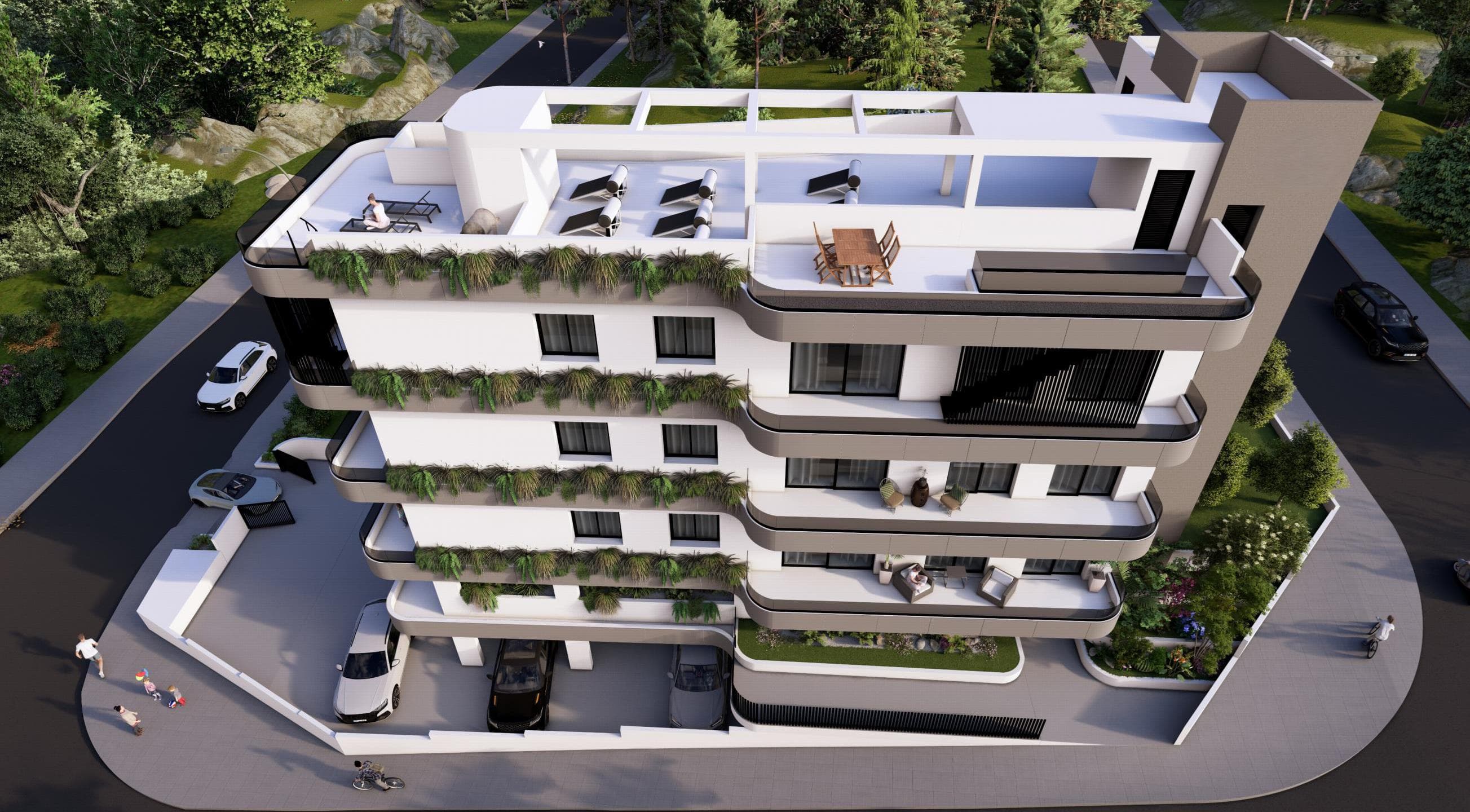 2-bedrooms apartments in Limassol, Cyprus.