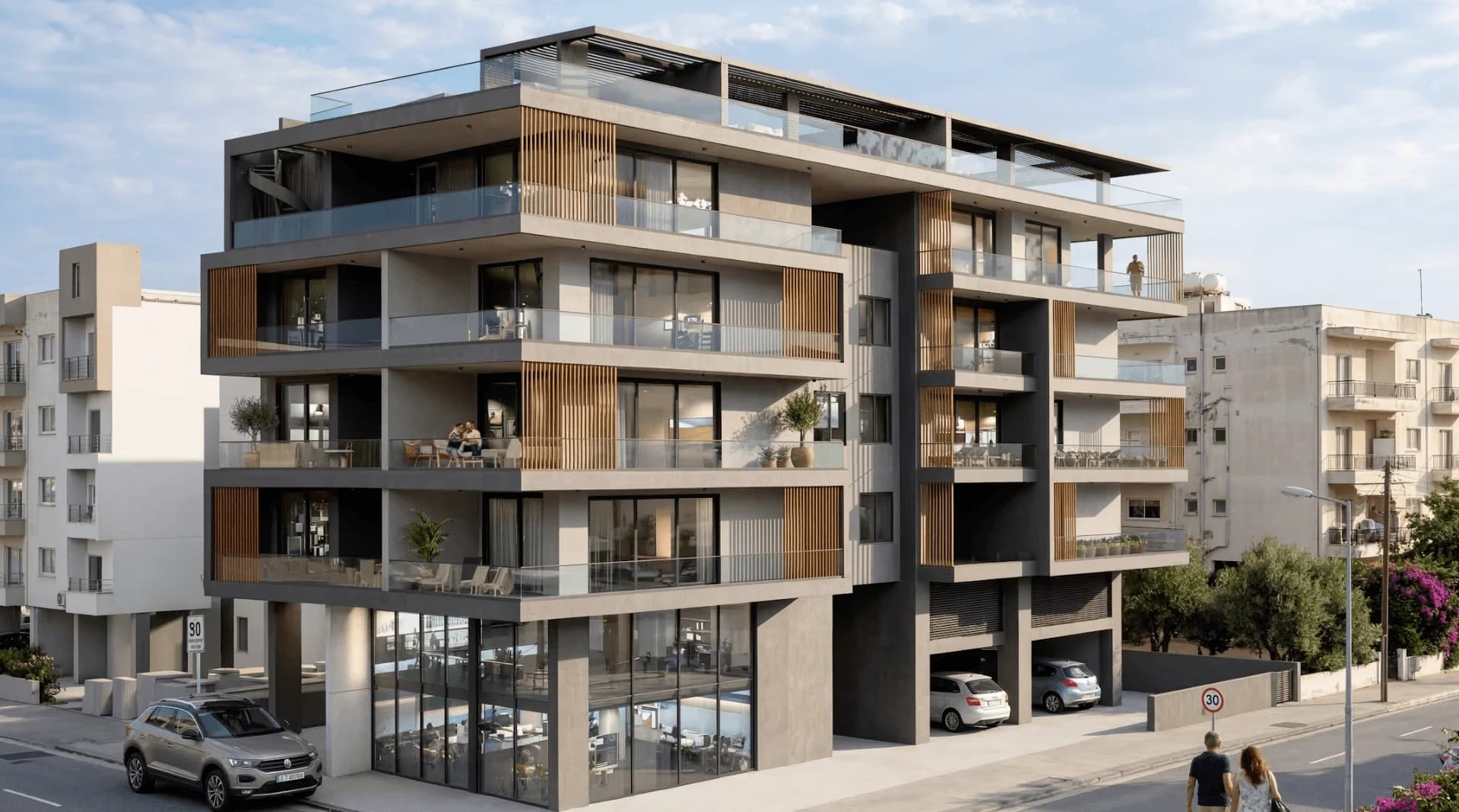 3-bedrooms apartments in Limassol, Cyprus.