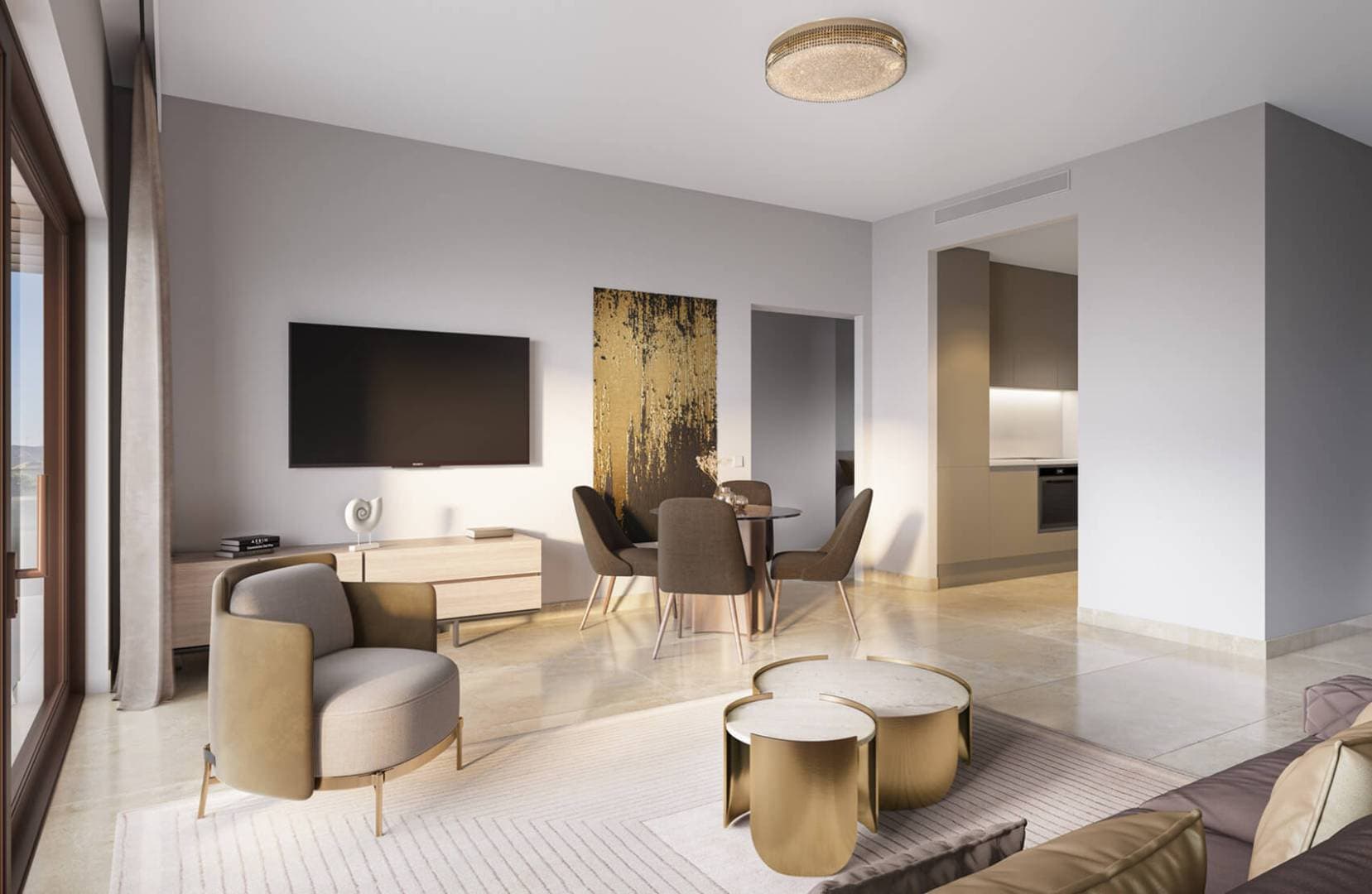 3-bedrooms apartments in Paphos, Cyprus.