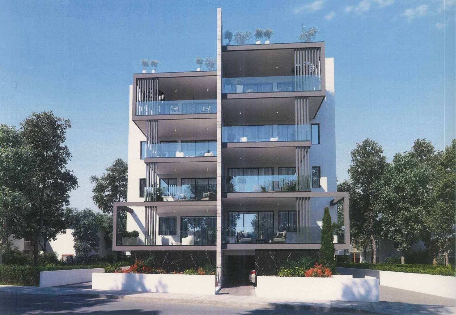 2-bedrooms apartments in Nicosia, Cyprus.
