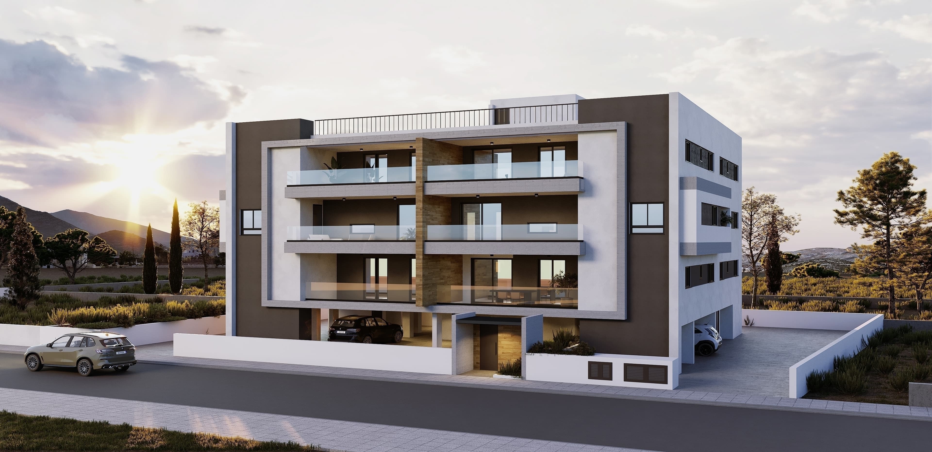 2-bedrooms apartments in Limassol, Cyprus.