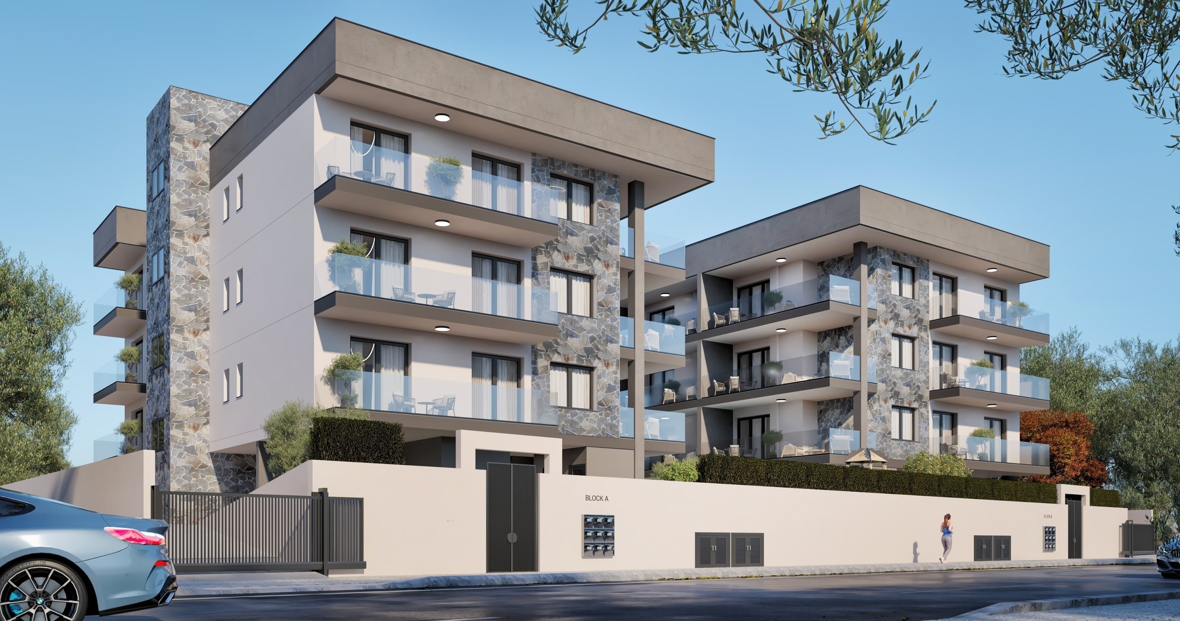 2-bedrooms apartments in Larnaca, Cyprus.