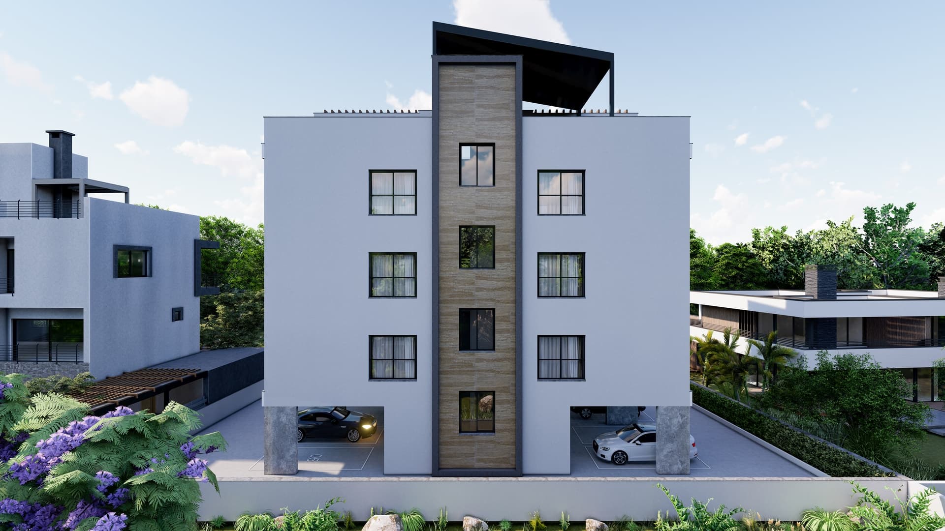 2-bedrooms apartments in Limassol, Cyprus.