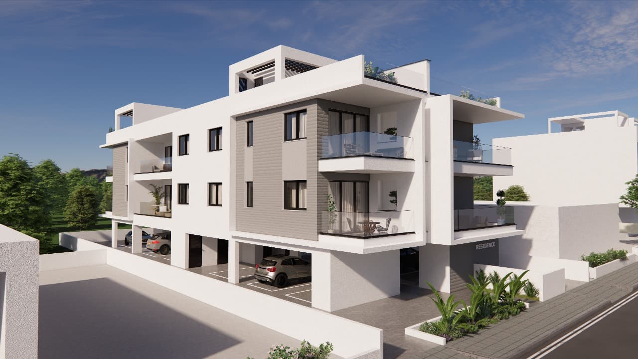 2-bedrooms apartments in Larnaca, Cyprus.