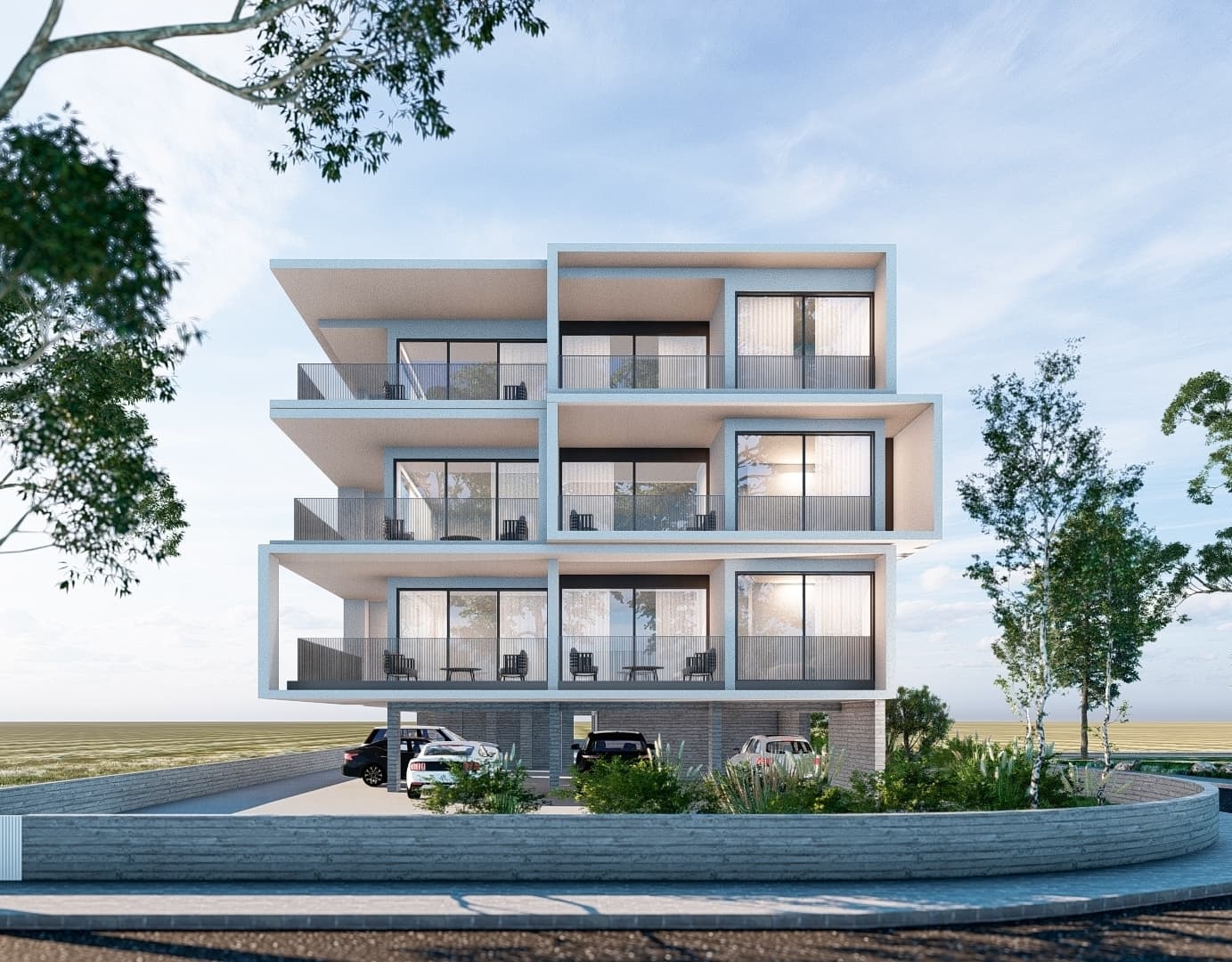 2-bedrooms apartments in Paphos, Cyprus.
