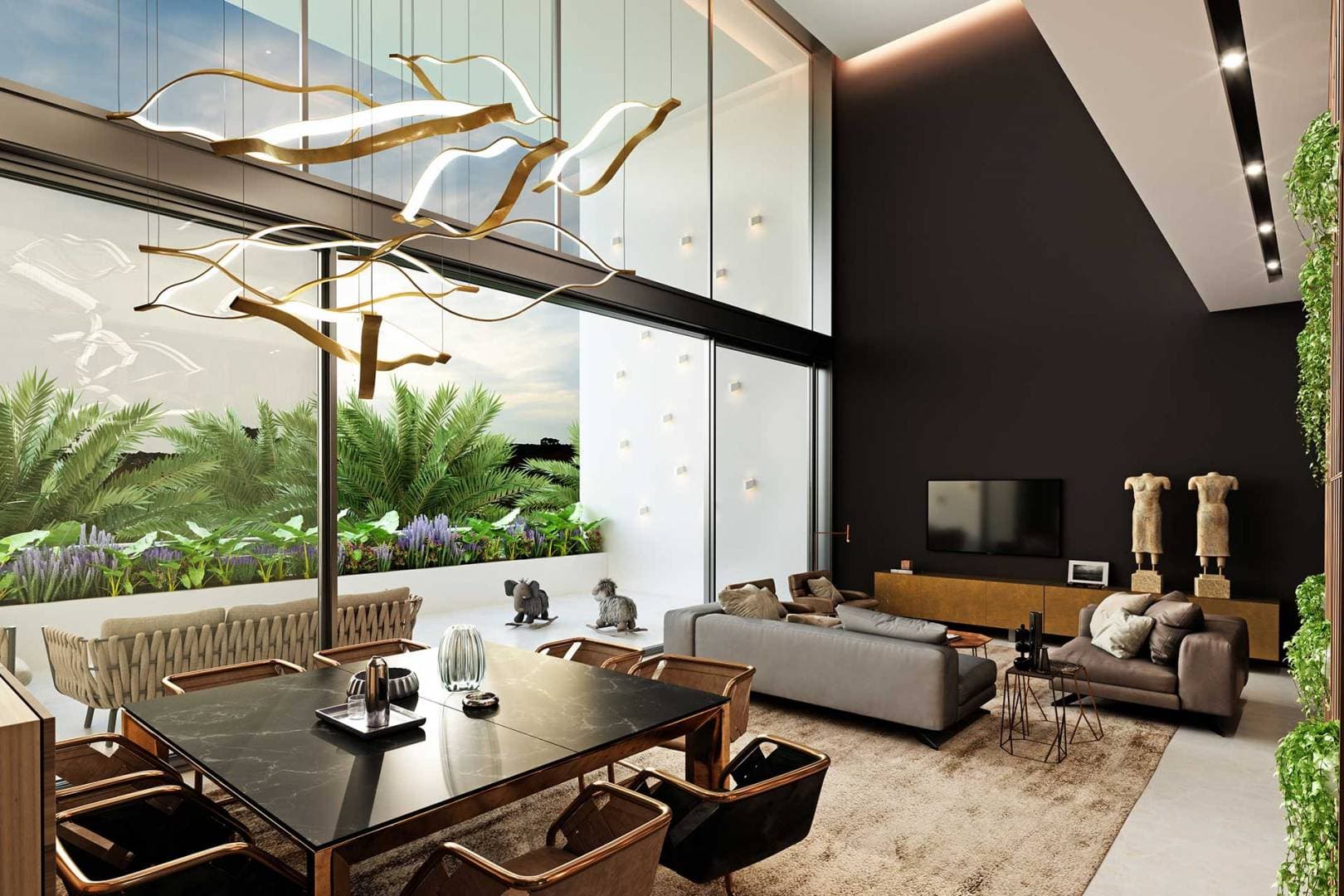 3-bedrooms apartments in Limassol, Cyprus.