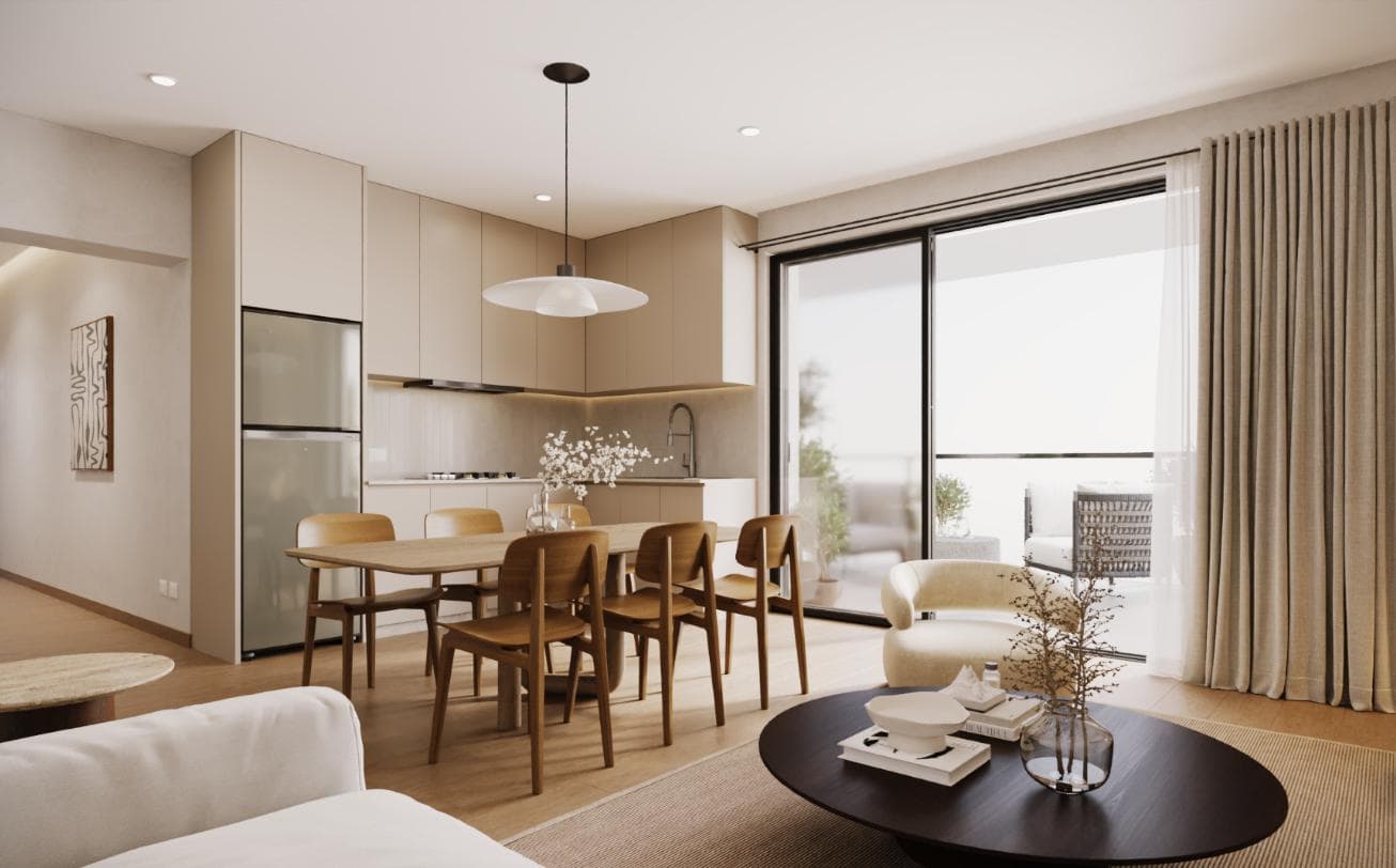3-bedrooms apartments in Nicosia, Cyprus.