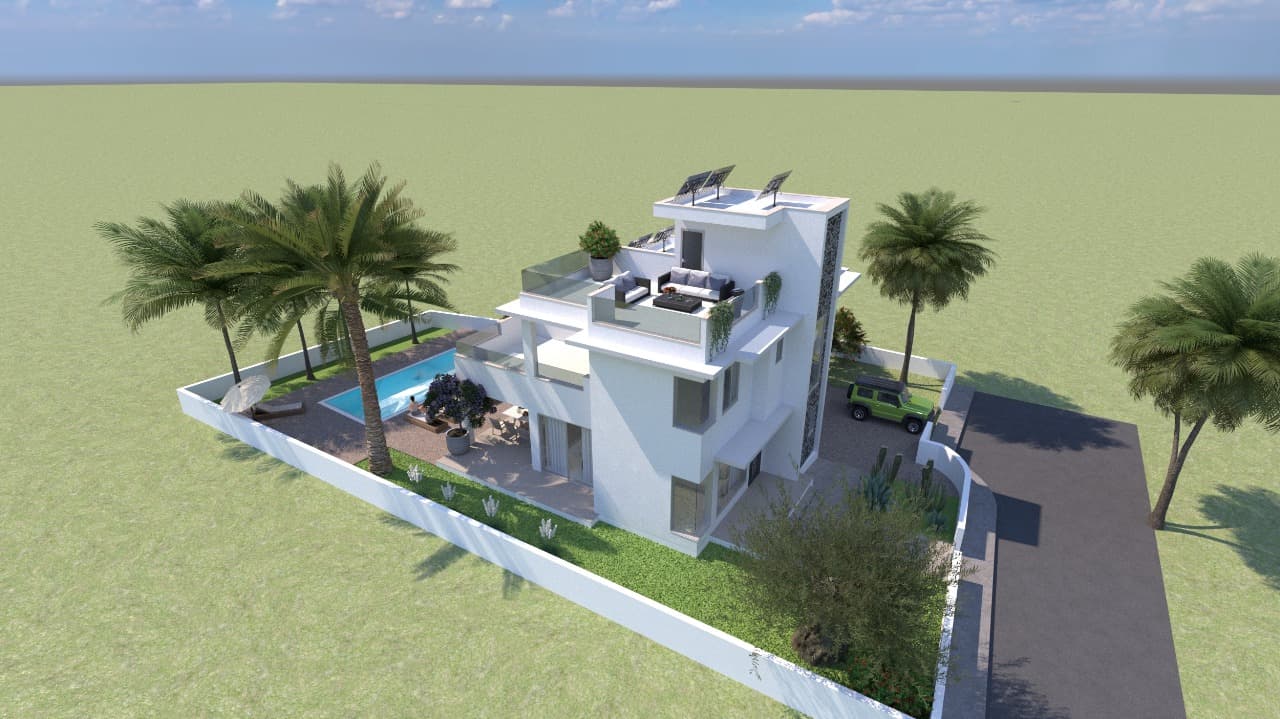 3-bedrooms house in Famagusta, Cyprus.