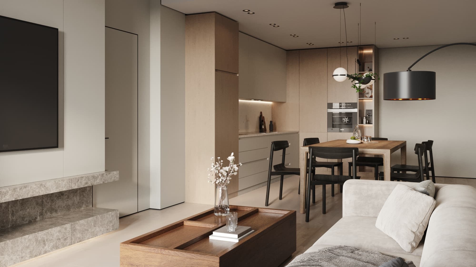 2-bedrooms apartments in Larnaca, Cyprus.