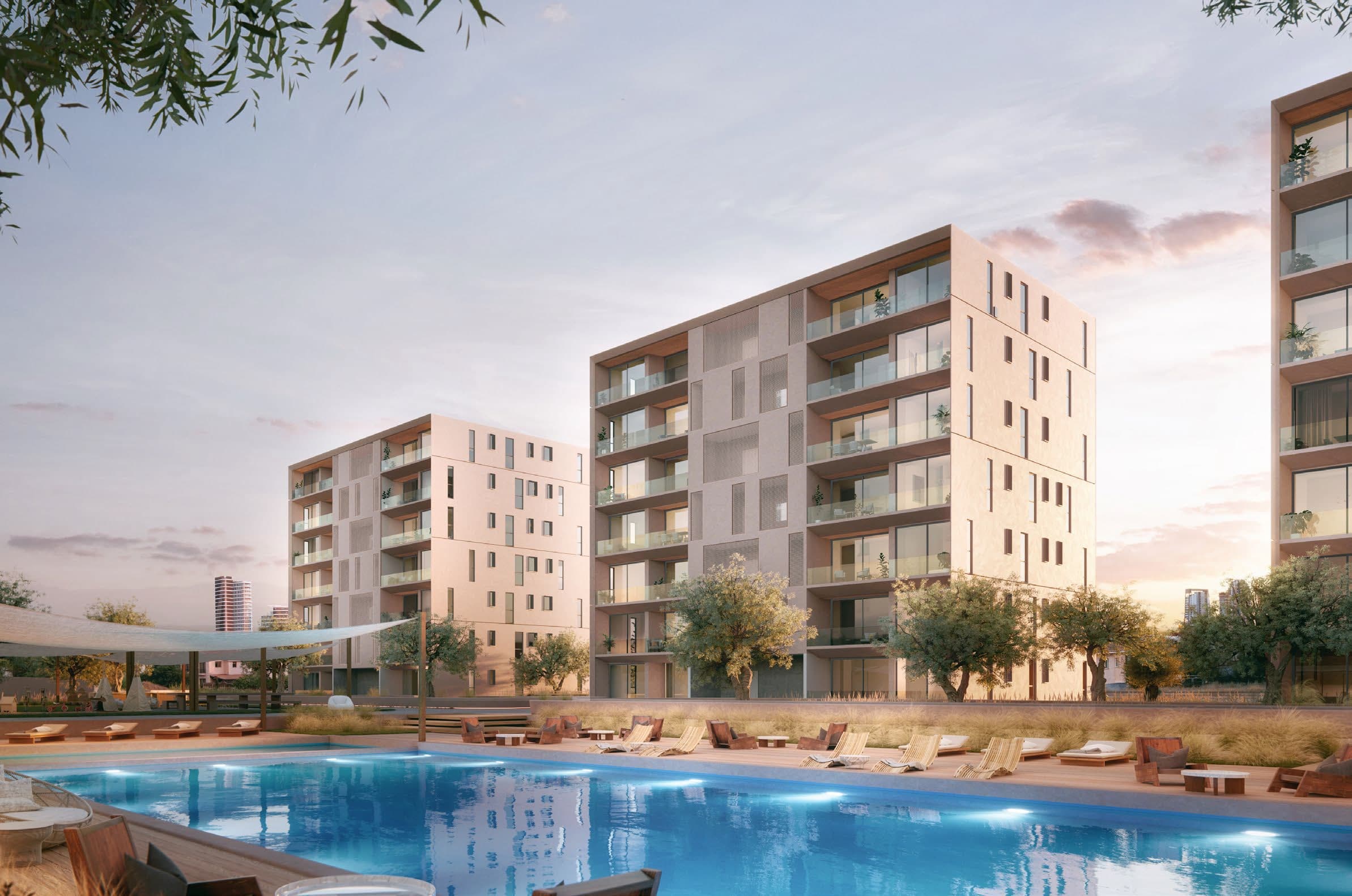 3-bedrooms apartments in Limassol, Cyprus.