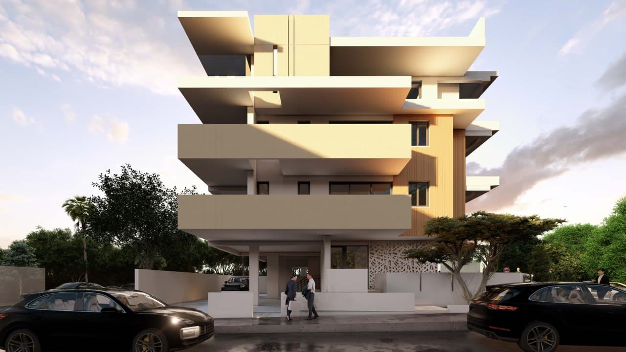 2-bedrooms apartments in Nicosia, Cyprus.